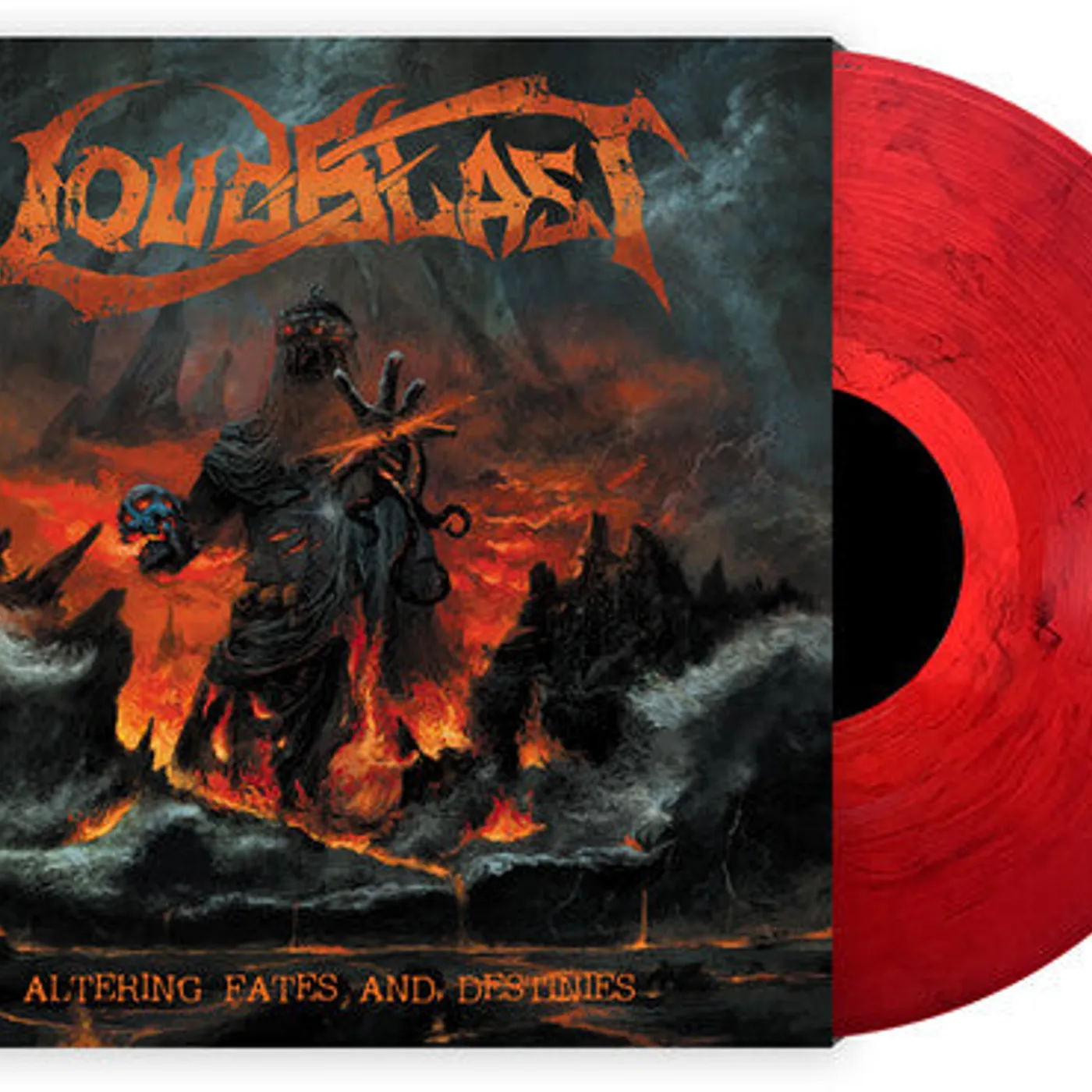 Loudblast LP Vinyl - Altering Fates & Destinies (Coloured Vinyl) (Ltd) (Red)