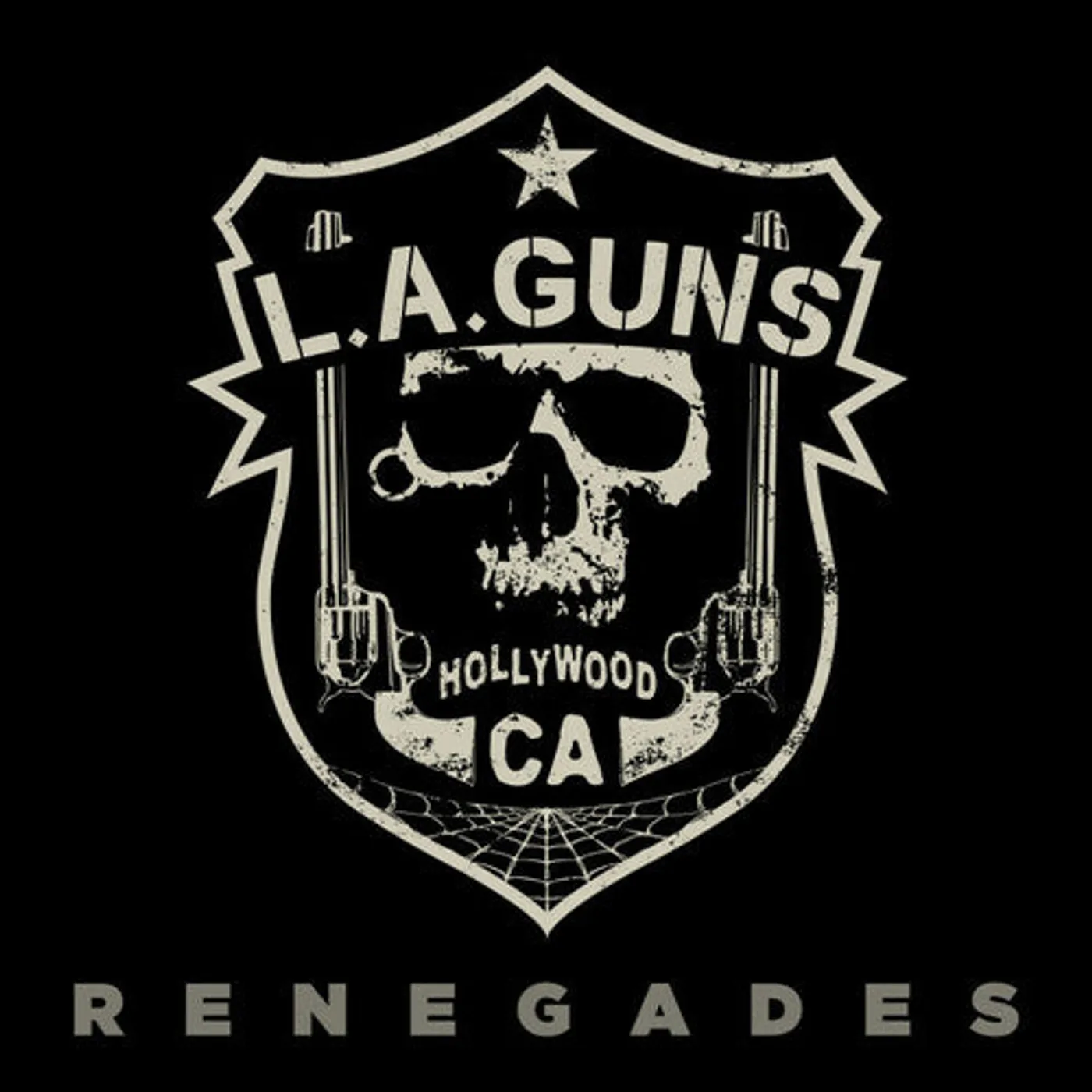 L.A. Guns LP Vinyl - Renegades - White (Ltd) (Wht)