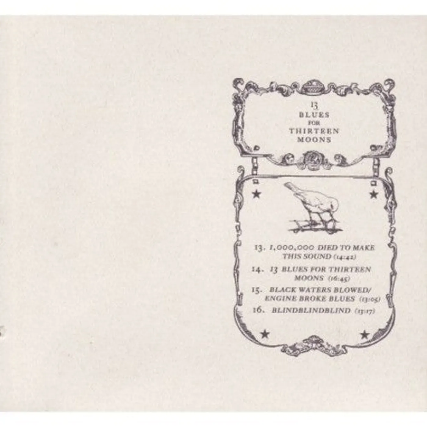Silver Mt Zion LP Vinyl - 13 Blues For Thirteen Moons