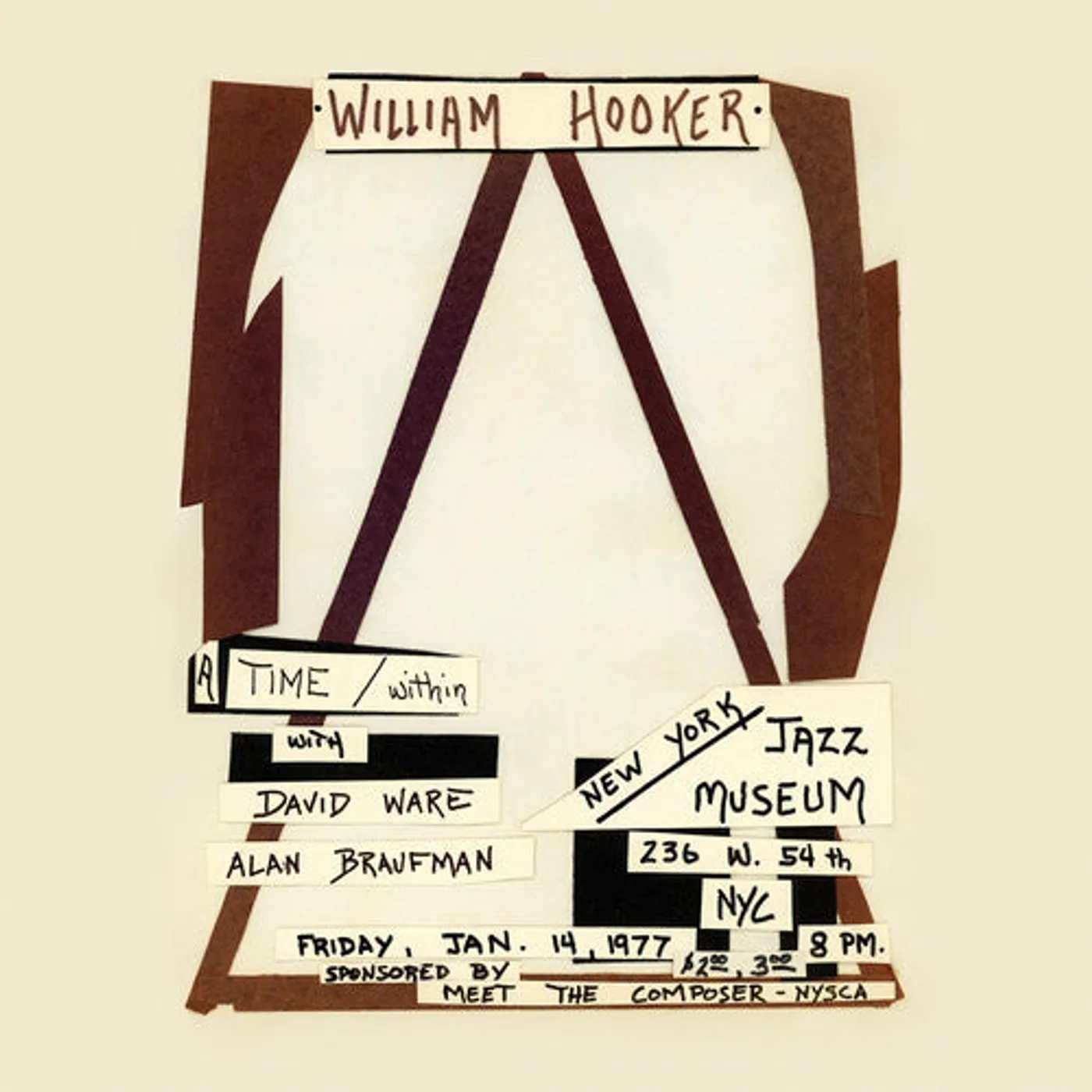 William Hooker LP Vinyl - Time / Within: Live At The New York Jazz Museum