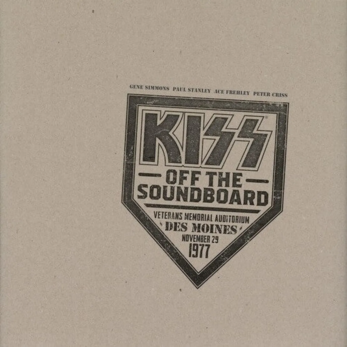KISS LP Vinyl - Kiss Off The Soundboard: Live In Des Moines (Coloured Vinyl)