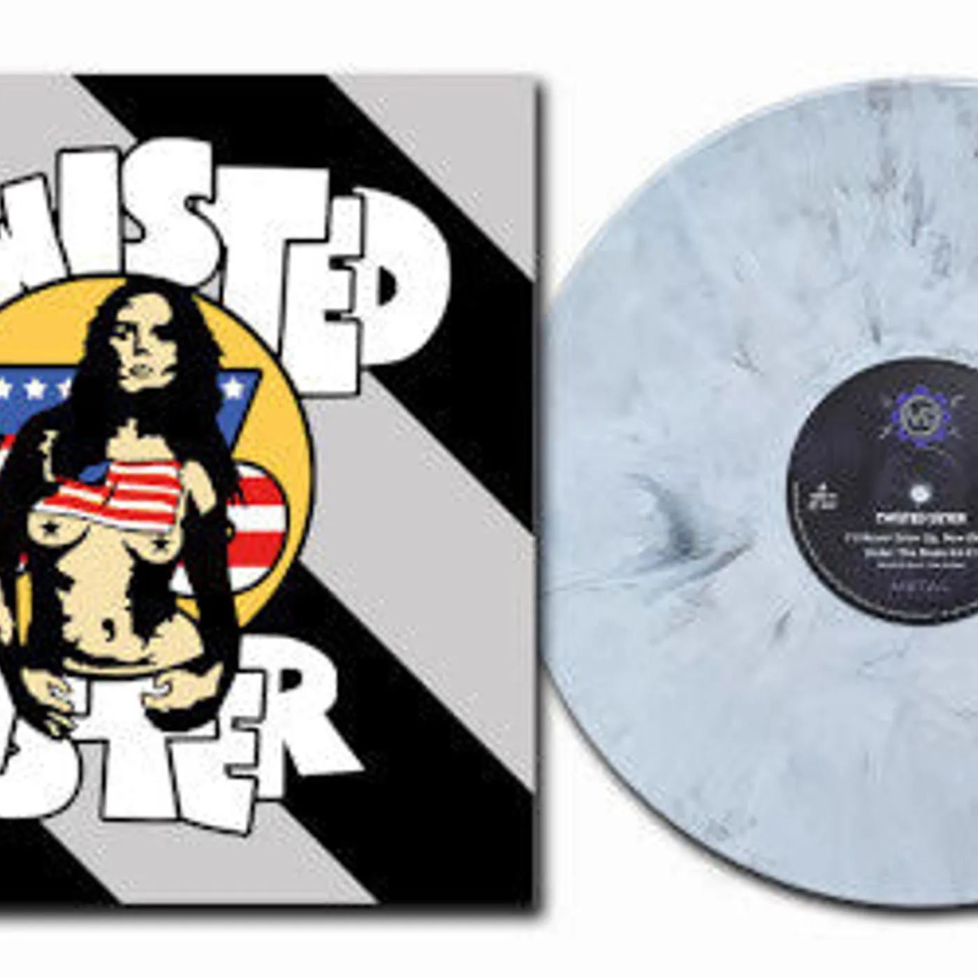 Twisted Sister LP Vinyl - Early Singles - Grey Marbled (Coloured Vinyl) (Gry)