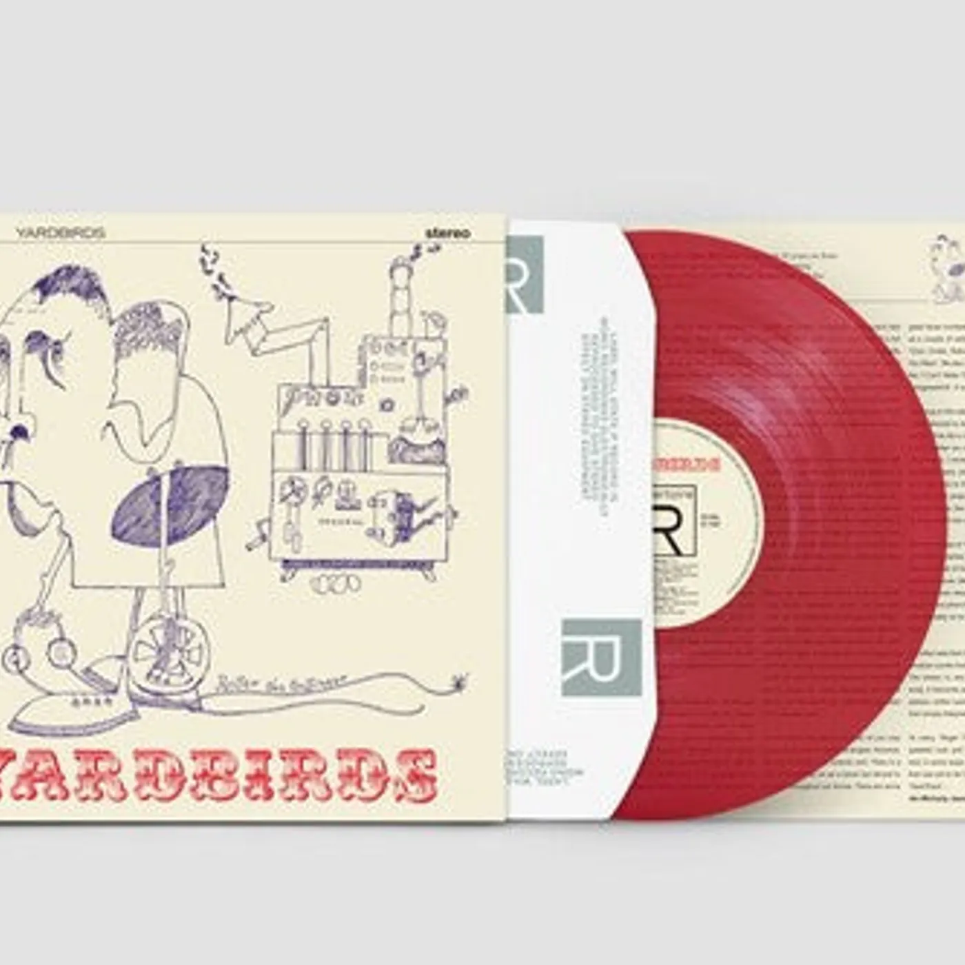 The Yardbirds LP Vinyl - Roger The Engineer: Stereo Mix (Cvnl) (Red) (Uk)