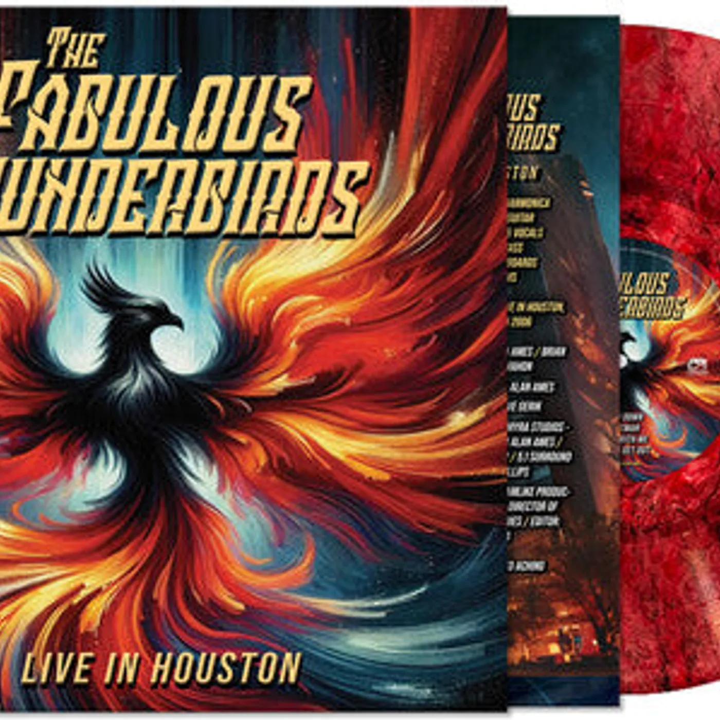 The Fabulous Thunderbirds LP Vinyl - Live In Houston (Coloured Vinyl) (Ltd) (Red)
