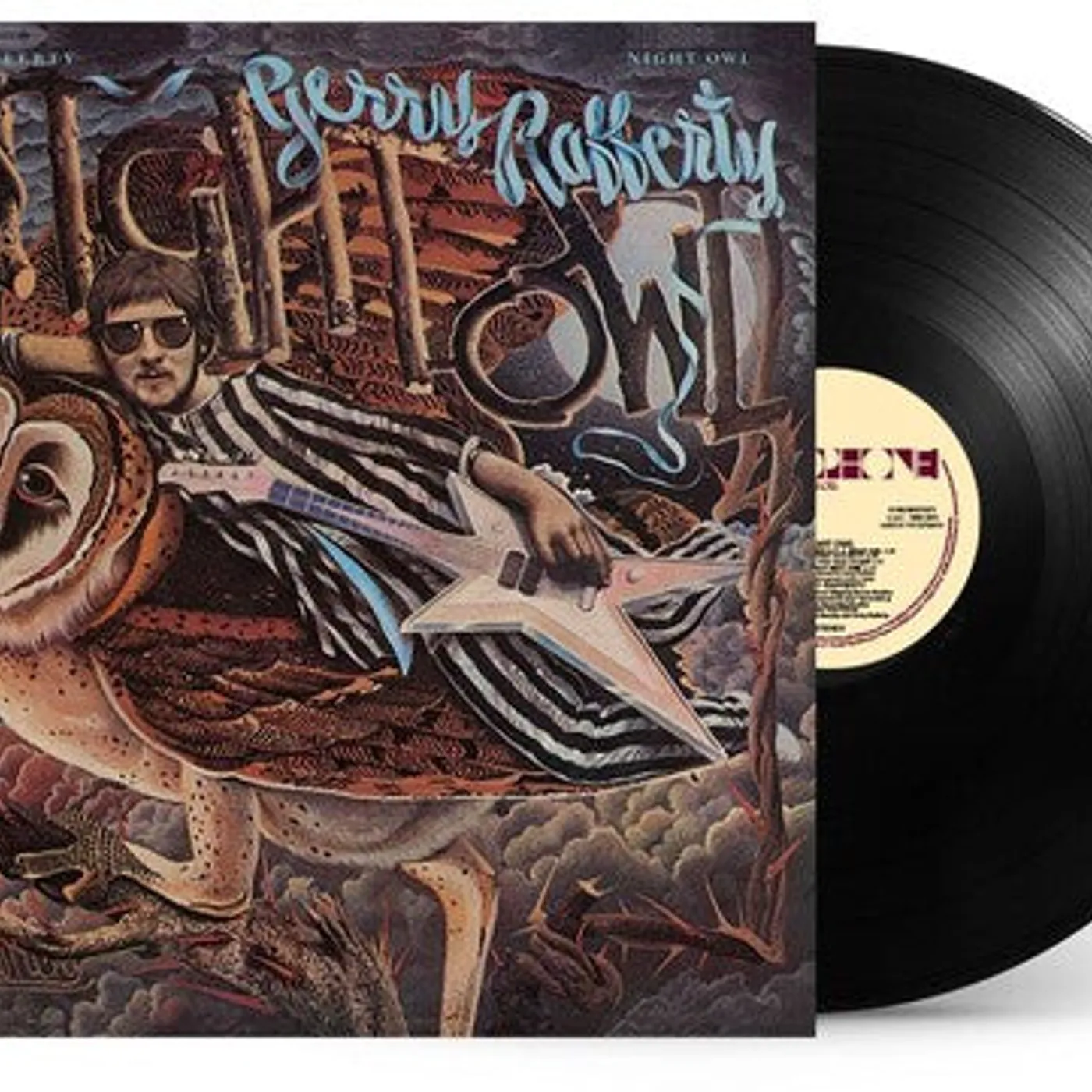 Gerry Rafferty LP Vinyl - Night Owl (Blk) (Rmst) (Uk)