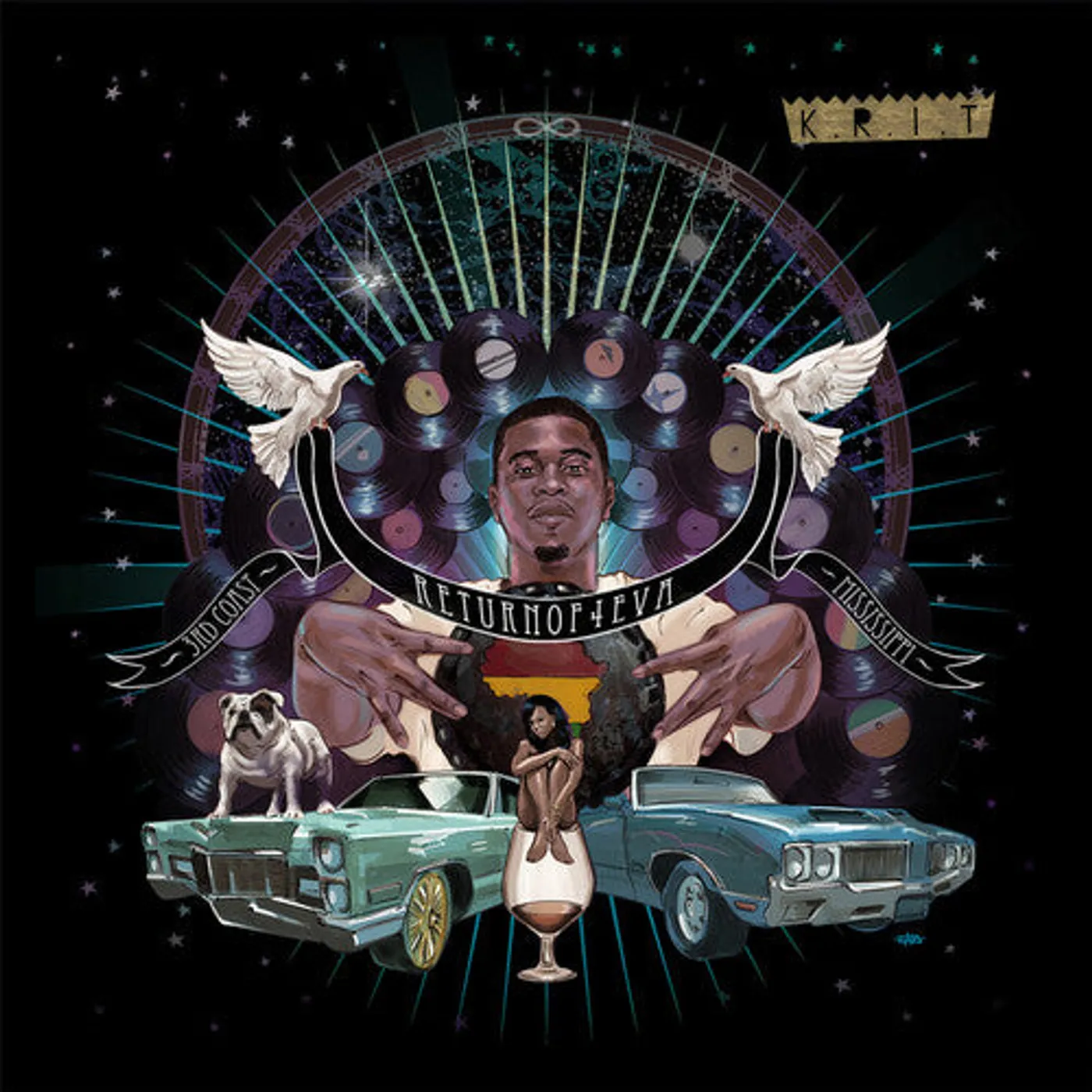 Big K.R.I.T. LP Vinyl - Return Of 4Eva (Ltd)