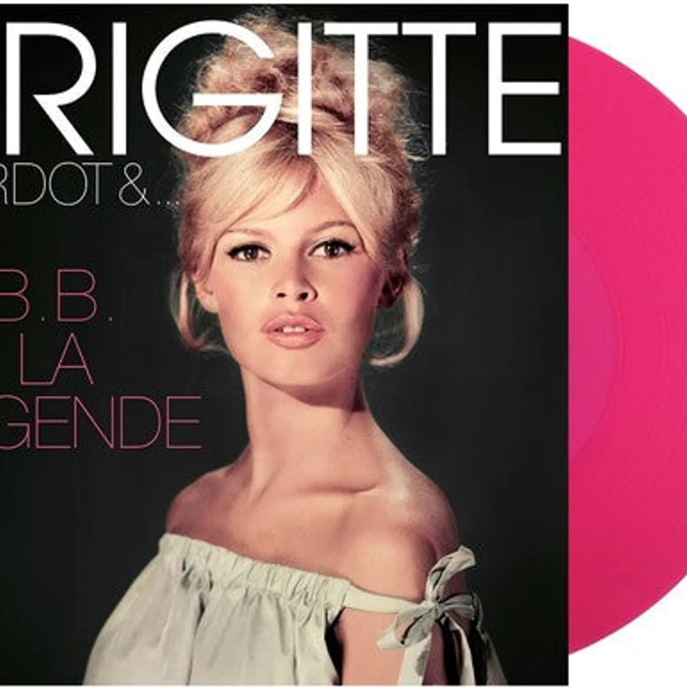 Brigitte Bardot LP Vinyl - B.B. La Legende - Ltd 180Gm Transparent Magenta