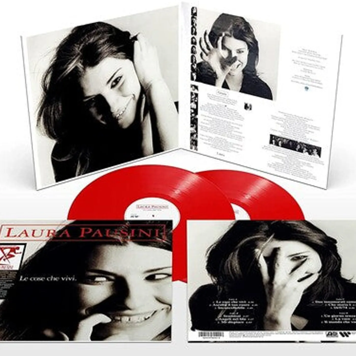 Laura Pausini LP Vinyl - Le Cose Che Vivi (Coloured Vinyl) (Ltd) (Red) (Numb) (Reis)