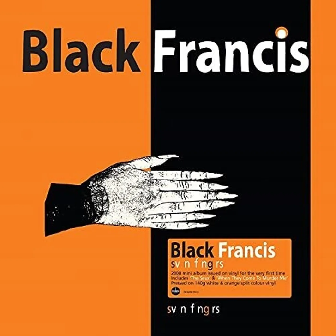 Black Francis LP Vinyl - Svn Fngrs (Coloured Vinyl) (Ofgv) (Org) (Wht) (Uk)