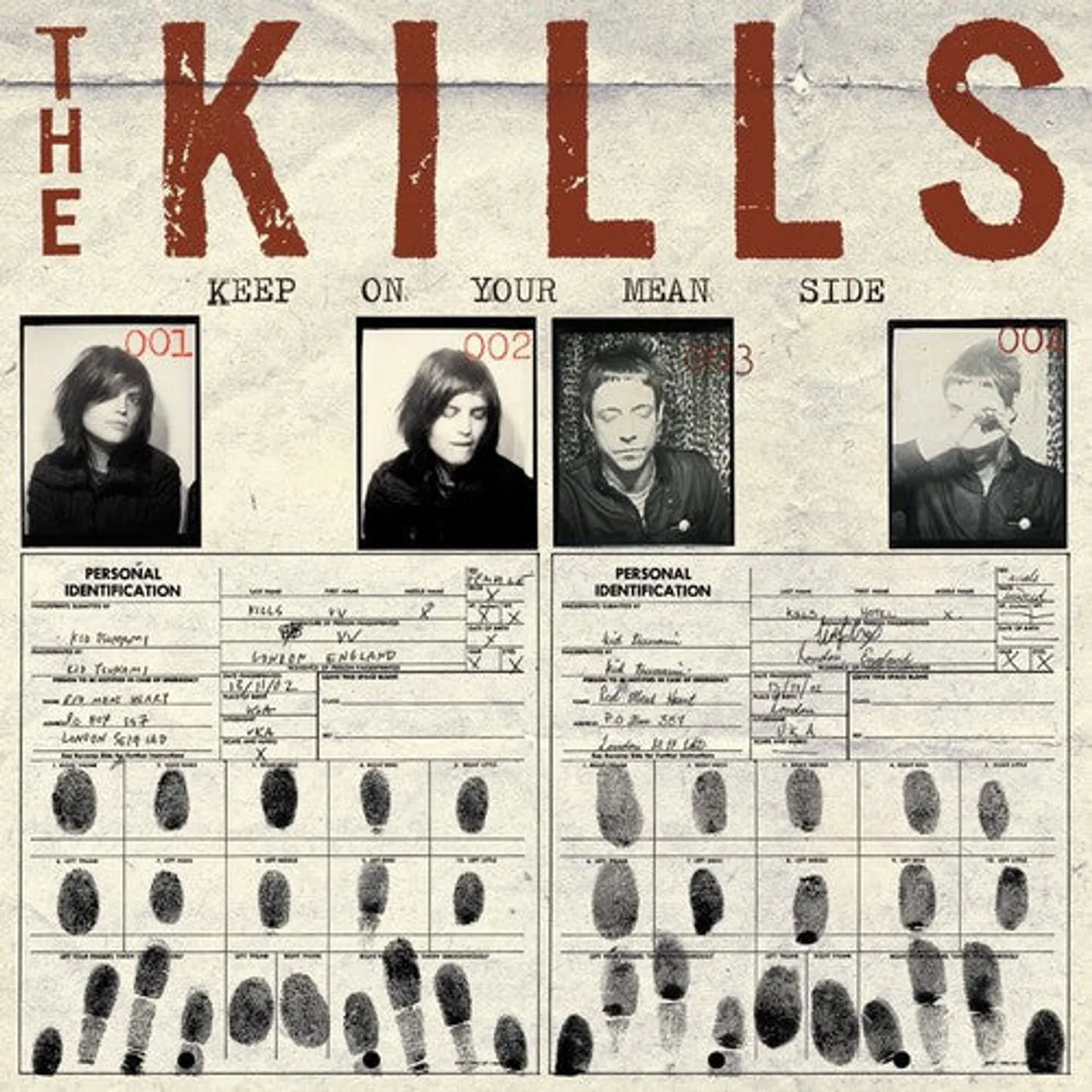 The Kills LP Vinyl - Keep On Your Mean Side (Bonus Tracks)