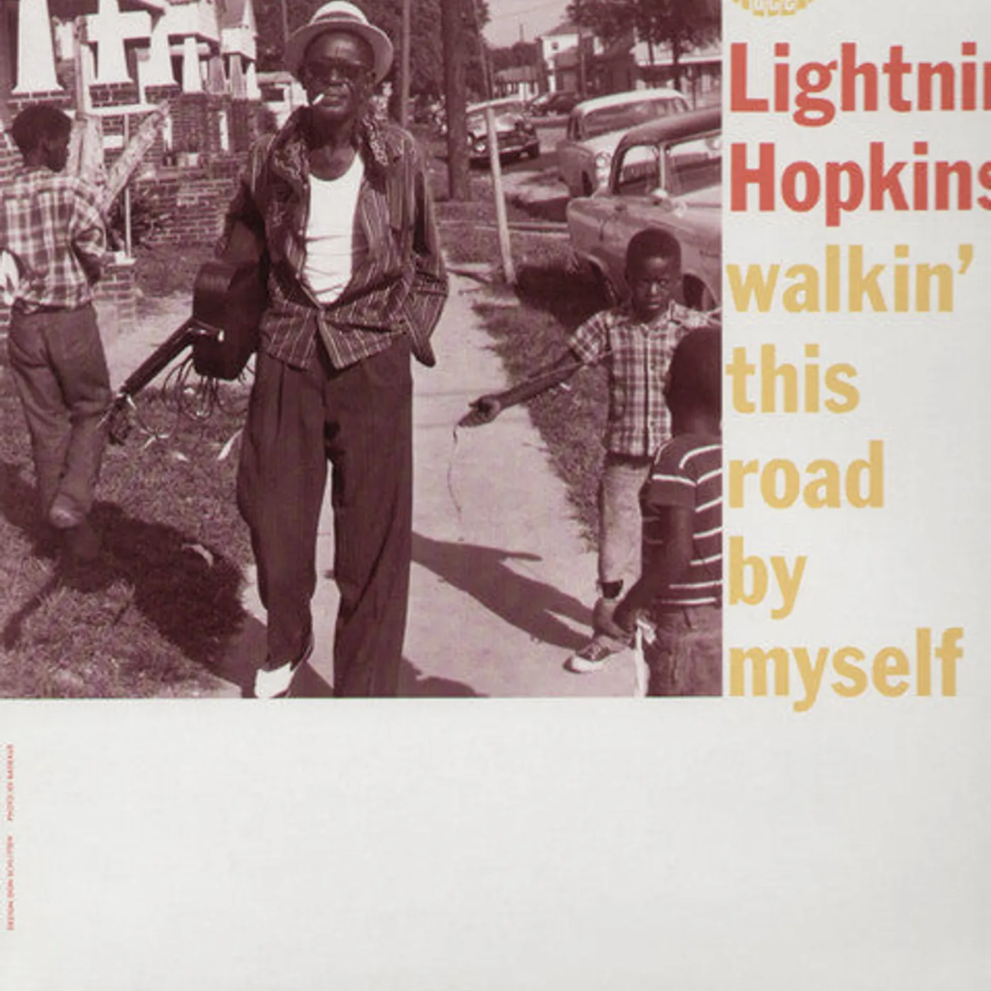 Lightnin' Hopkins LP Vinyl - Walkin' This Road By Myself (Uk)