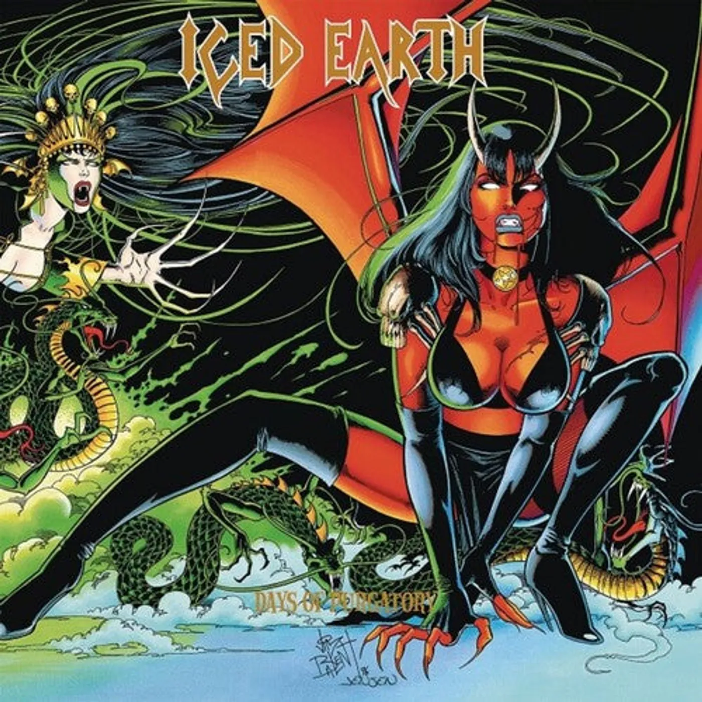 Iced Earth LP Vinyl - Days Of Purgatory