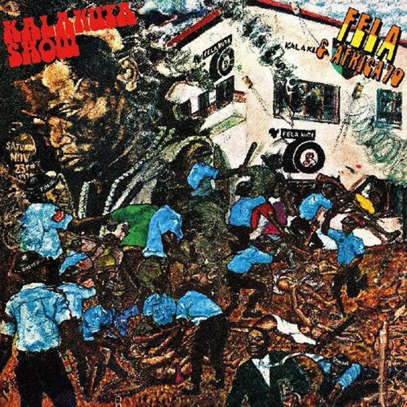 Fela Kuti LP Vinyl - Kalakuta Show (Blue) (Cvnl)