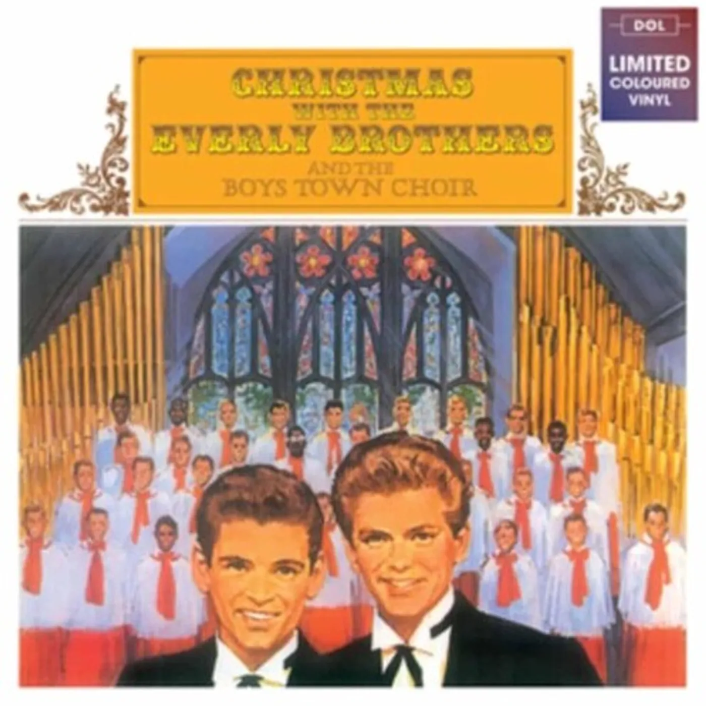 Everly Brothers & The Boys Town Choir LP Vinyl - Christmas With The Everly Brothers (Coloured Vinyl) (Uk)