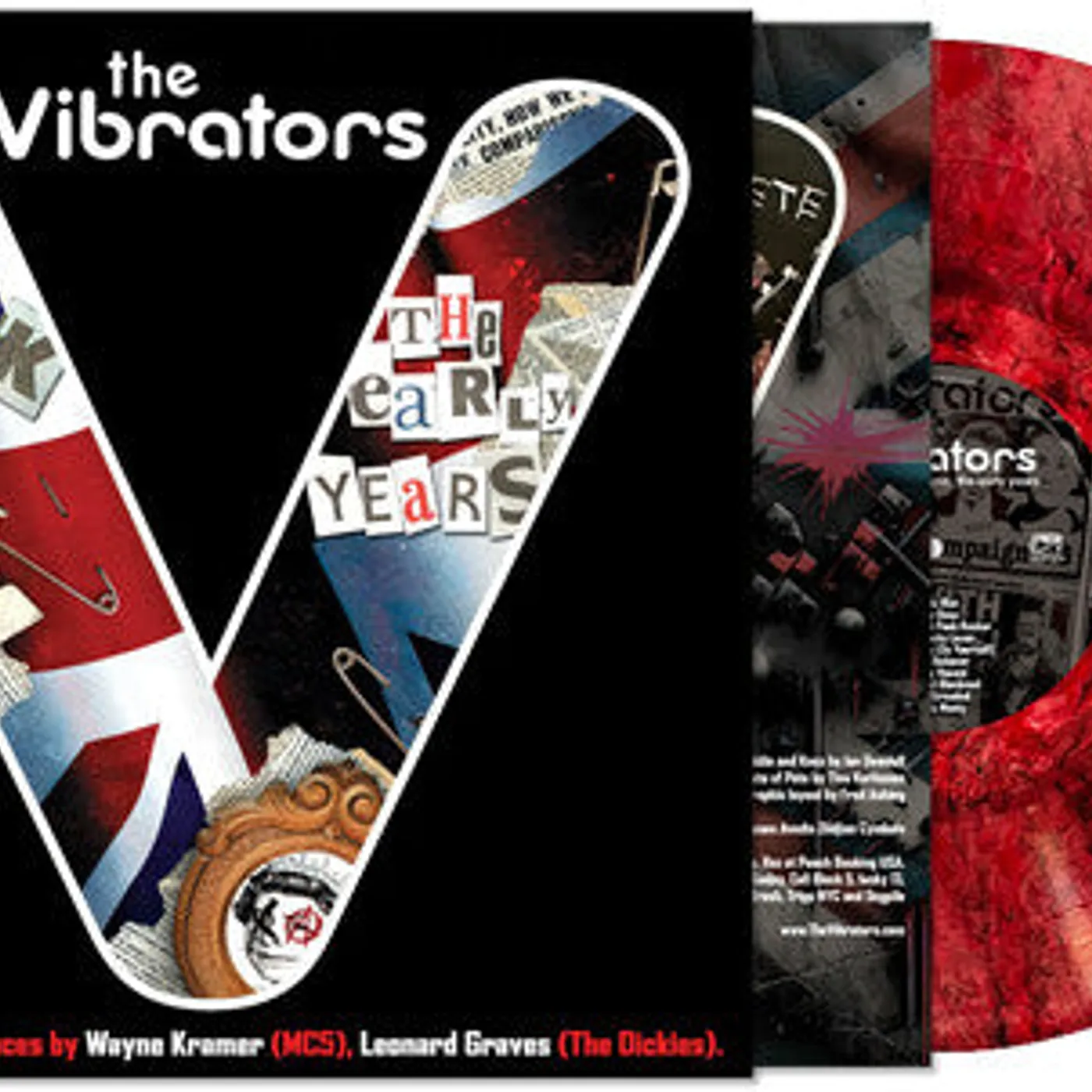 The Vibrators LP Vinyl - Punk - The Early Years (Coloured Vinyl) (Ltd) (Red)