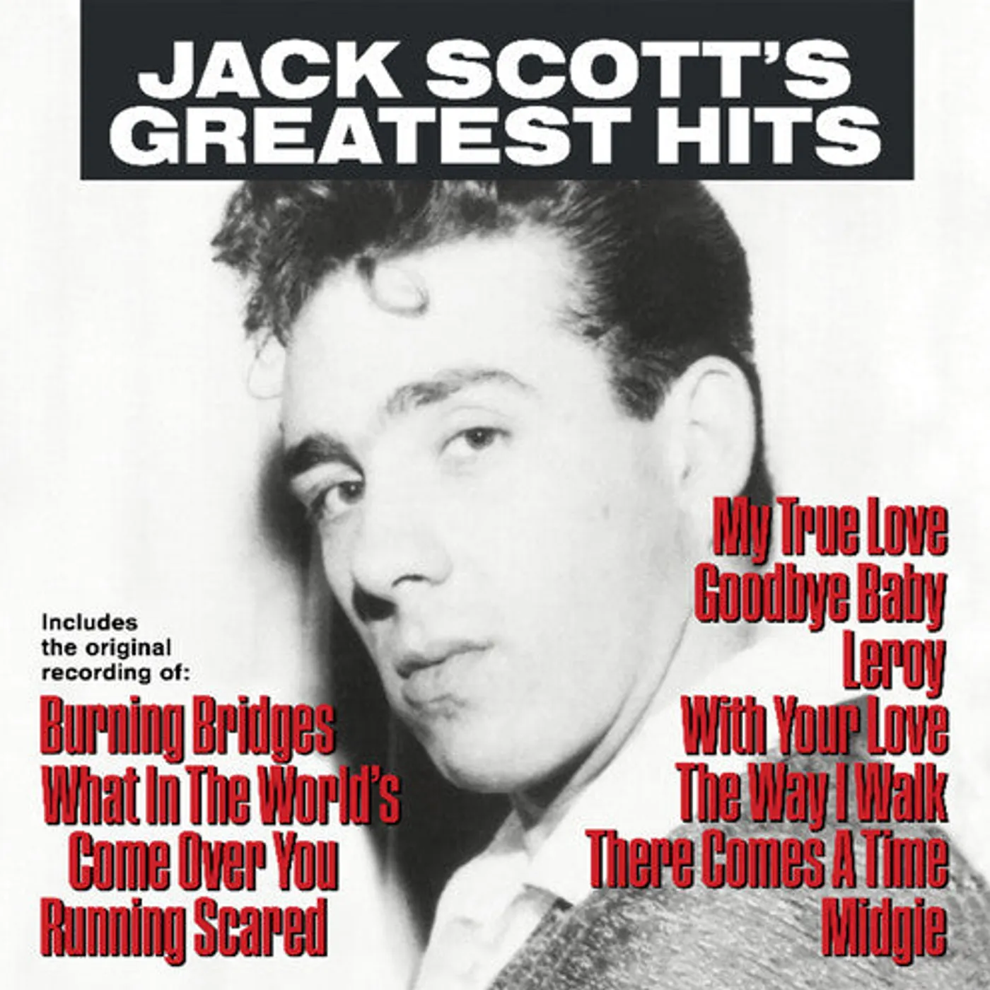 Jack Scott LP Vinyl - Jack Scott'S Greatest Hits
