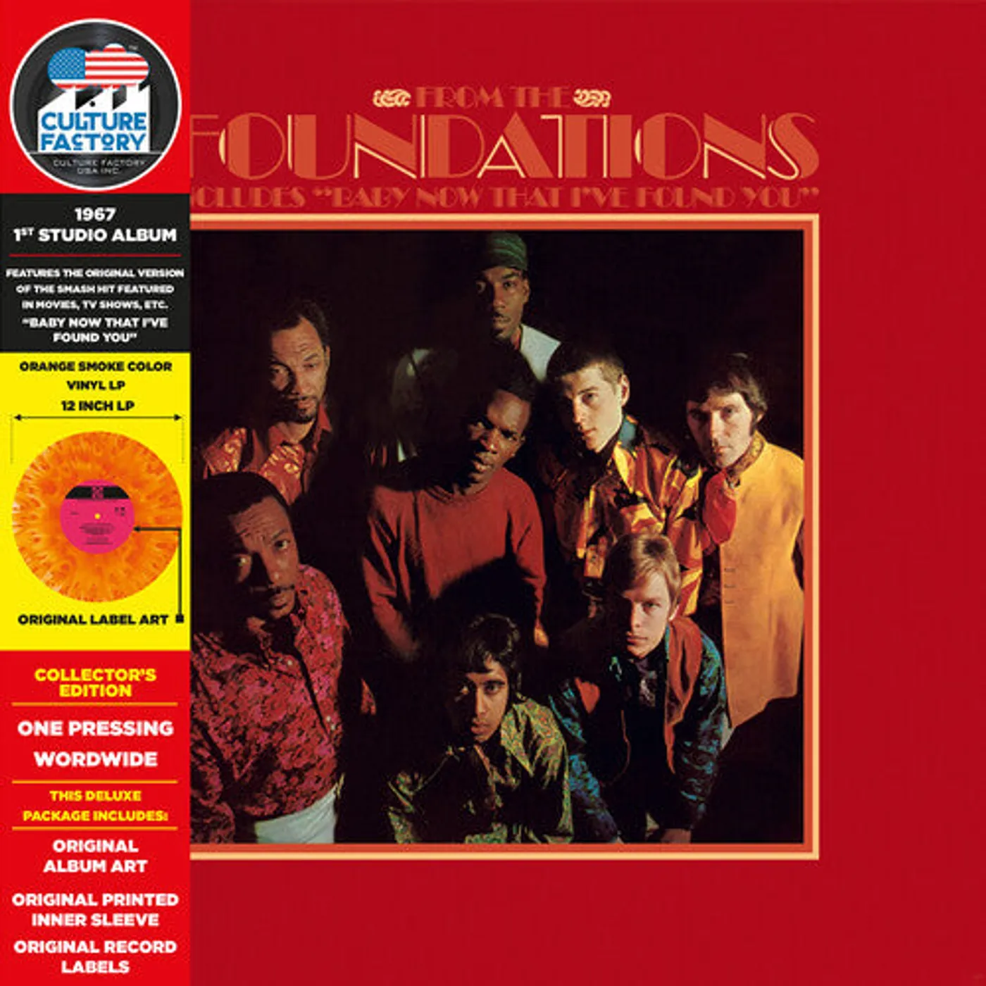 Foundations LP Vinyl - From The Foundations (Baby Now That I Found You)