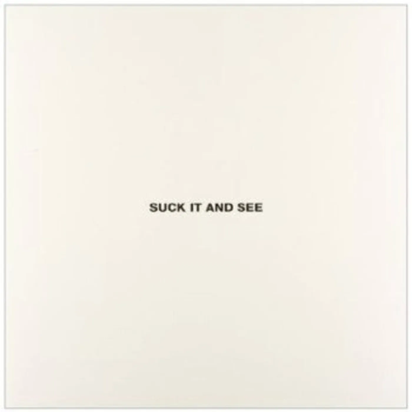 Arctic Monkeys LP Vinyl - Suck It & See (Uk)