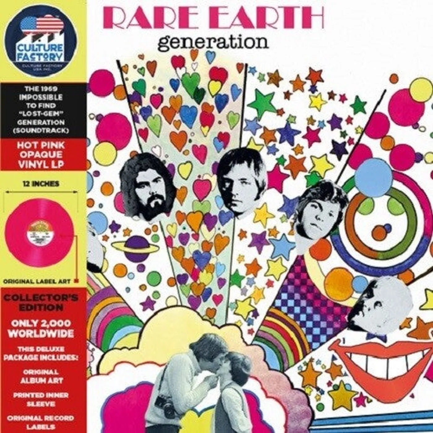 Rare Earth LP Vinyl - Generation / Original Soundtrack (Pnk)