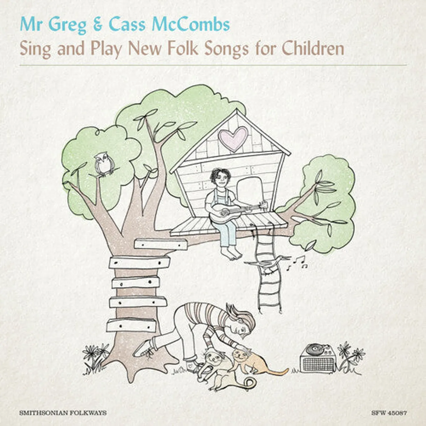 Mr. Greg & Cass Mccombs LP Vinyl - Mr. Greg & Cass Mccombs Sing & Play New Folk Songs