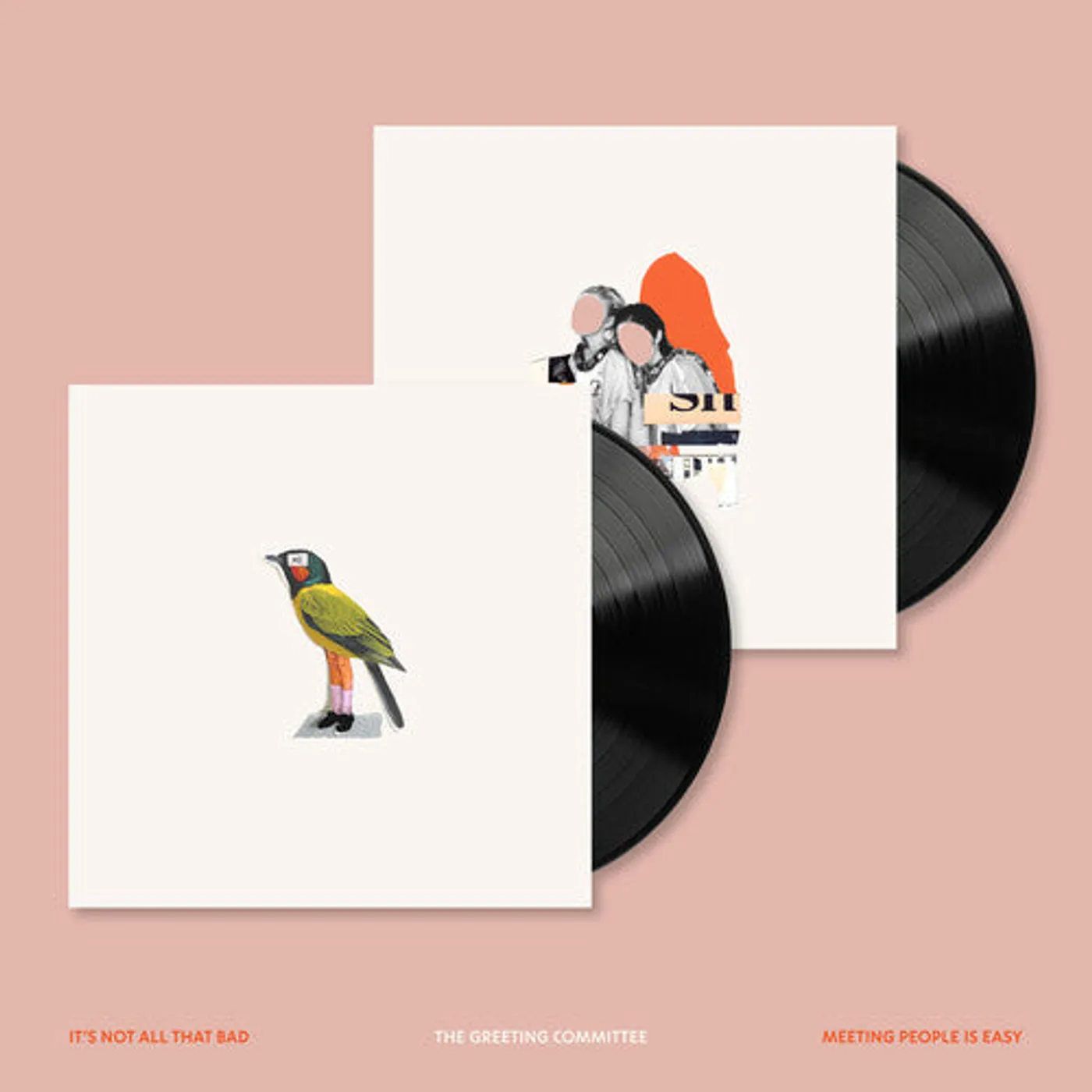 The Greeting Committee LP Vinyl - It'S Not All That Bad/Meeting People Is Easy
