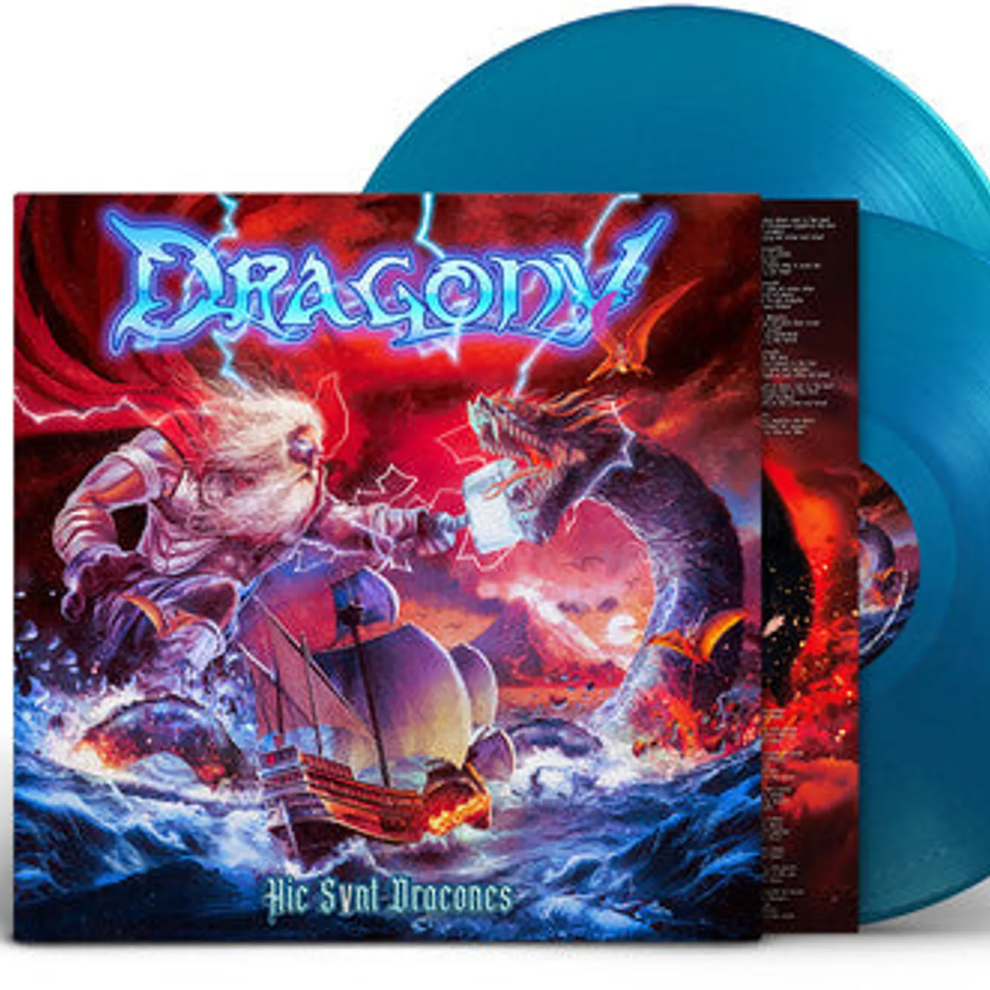 Dragony LP Vinyl - Hic Svnt Dracones (Blue) (Coloured Vinyl) (Gate Fold)