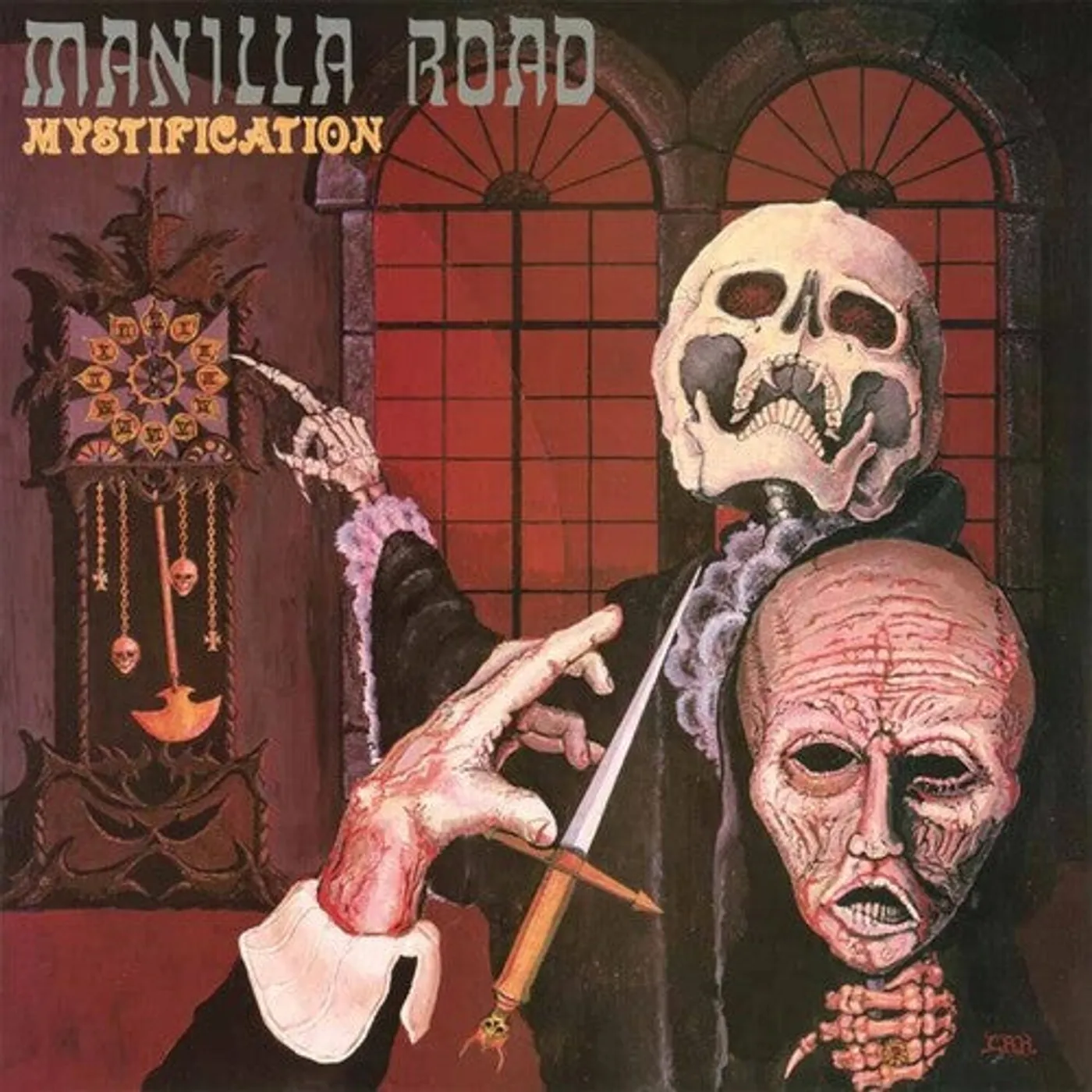 Manilla Road LP Vinyl - Mystification (Coloured Vinyl) (Gry) (Red)