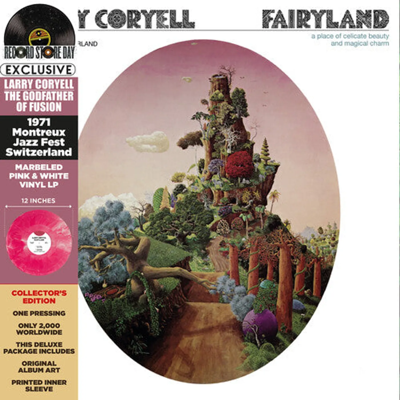 Larry Coryell LP Vinyl - Fairyland (Coloured Vinyl) (Pnk) (Wht)