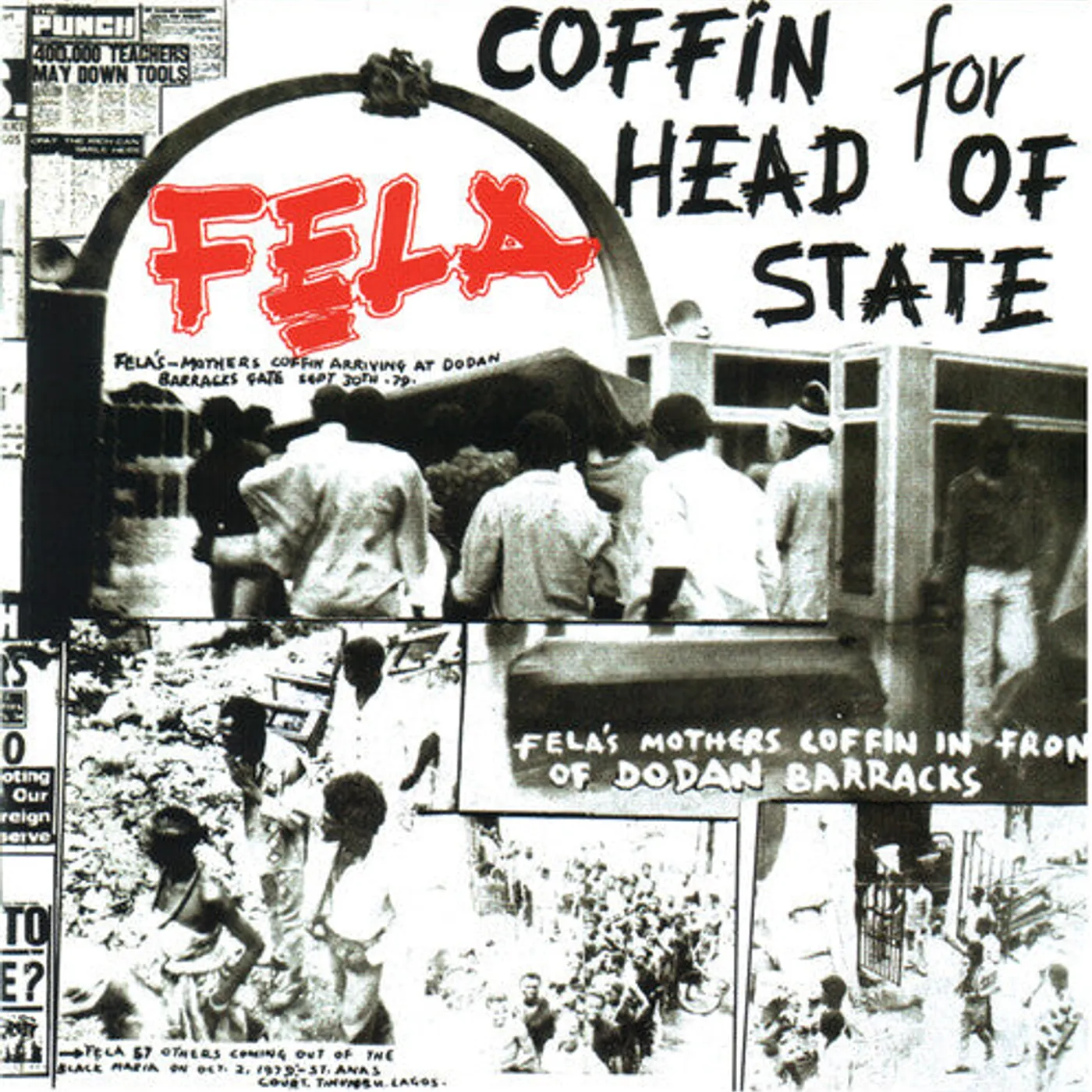 Fela Kuti LP Vinyl - Coffin For Head Of State