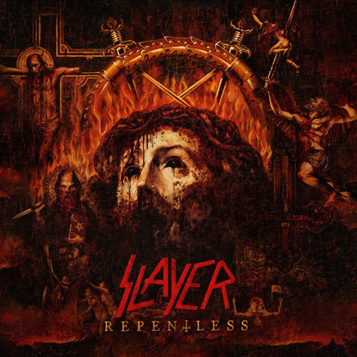 Slayer LP Vinyl - Repentless (Uk)