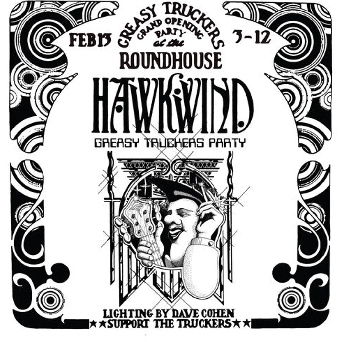 Hawkwind LP Vinyl - Greasy Truckers Party