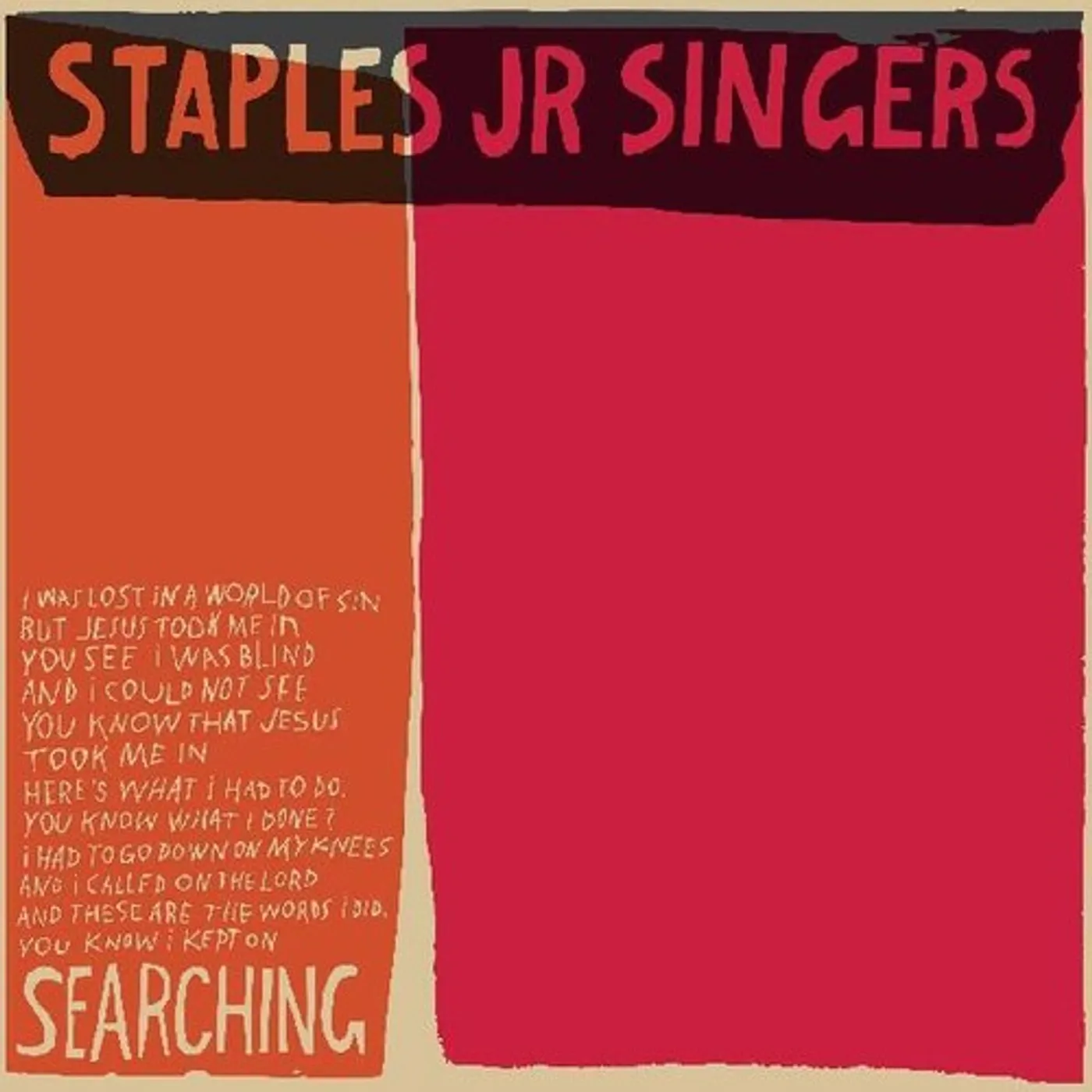 Staples Jr. Singers LP Vinyl - Searching (Phob)