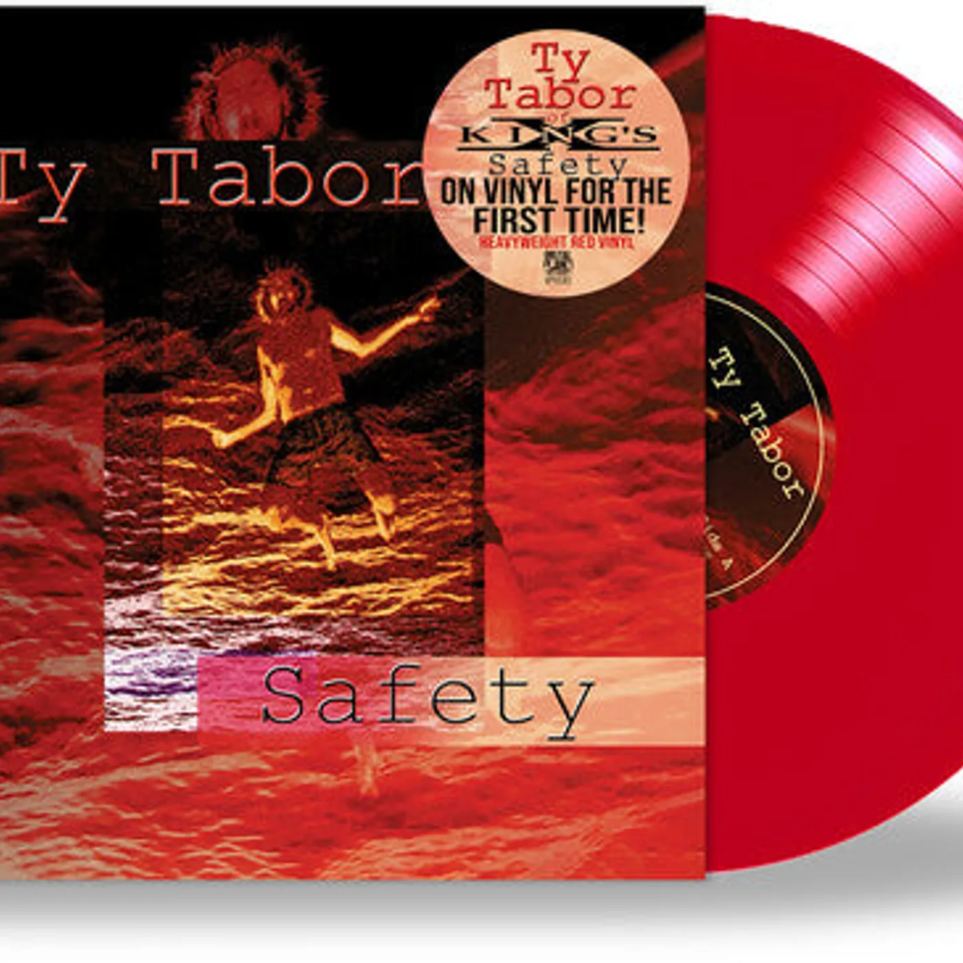 Ty Tabor LP Vinyl - Safety (Coloured Vinyl) (Red)
