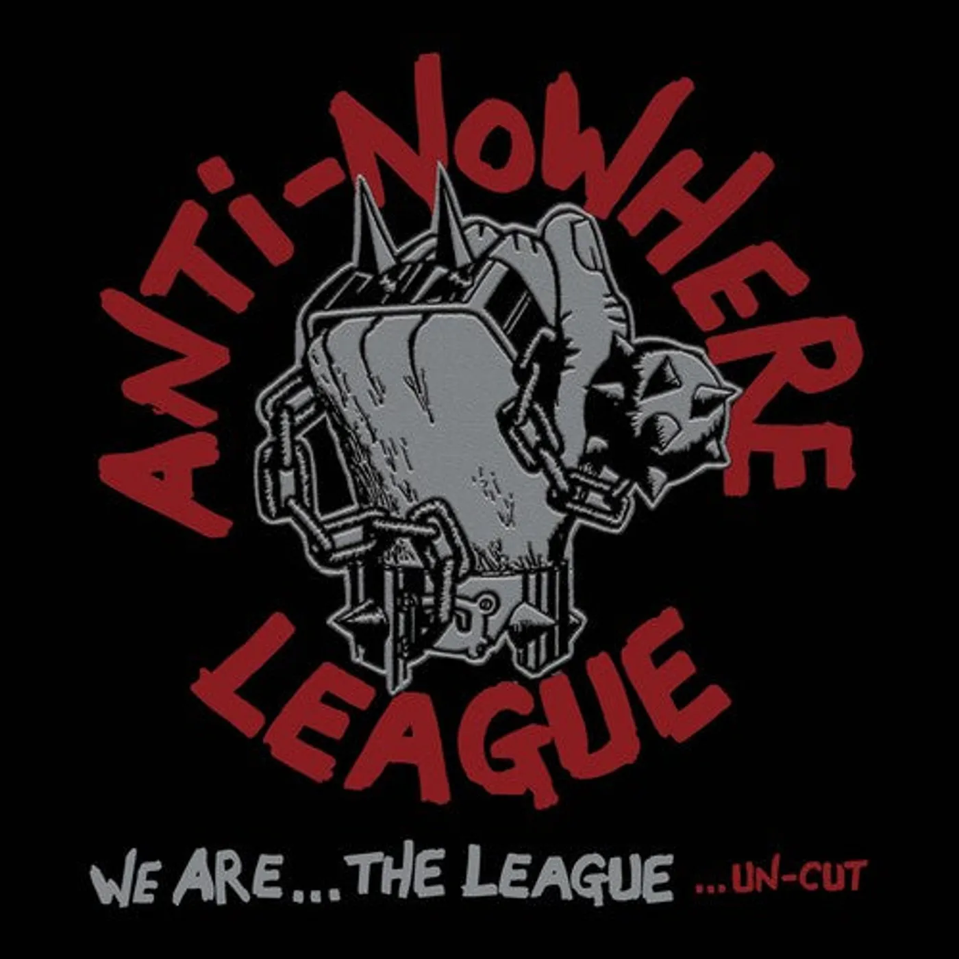 Anti-Nowhere League LP Vinyl - We Are The League - Splatter Silver Red (Coloured Vinyl)