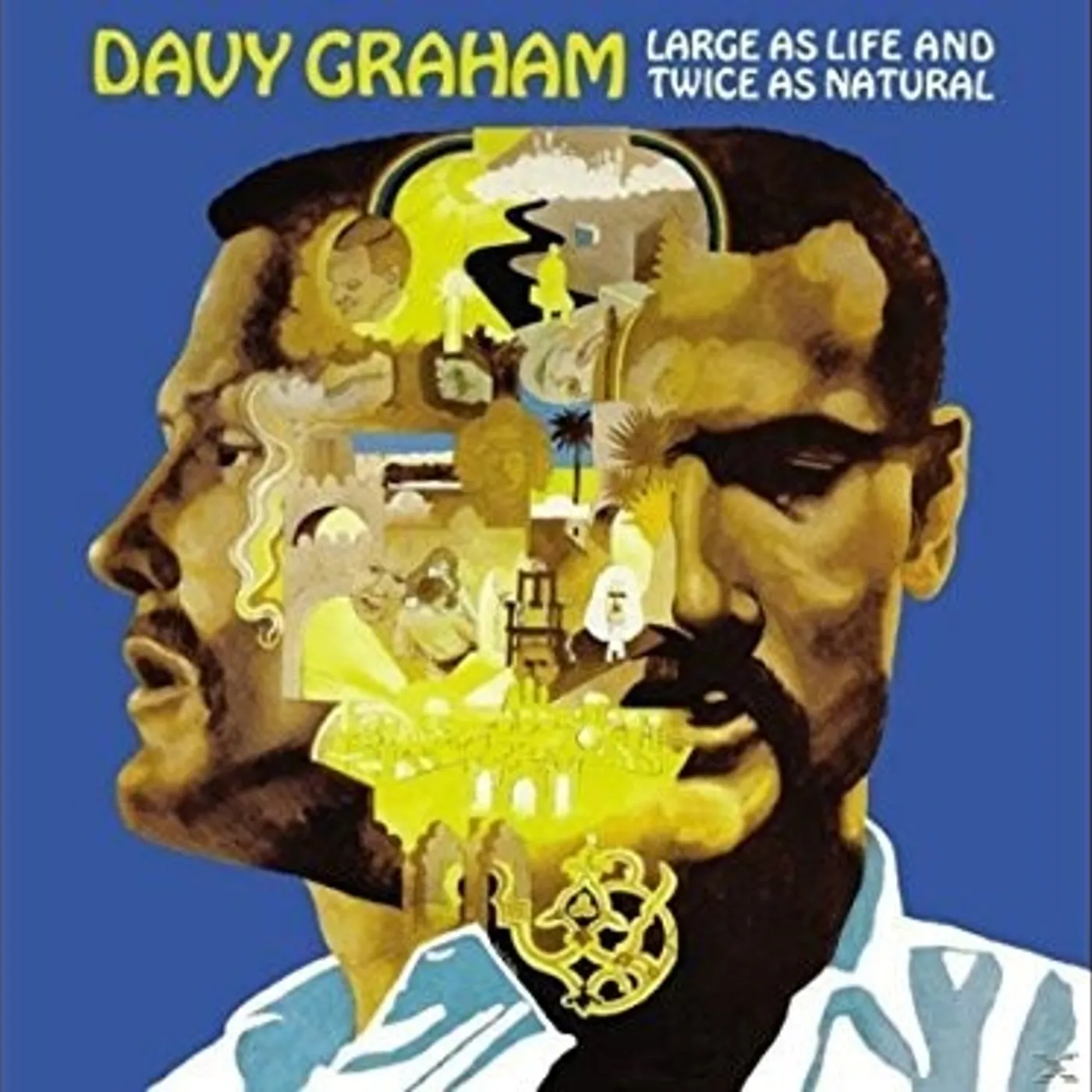 Davy Graham LP Vinyl - Large As Life & Twice As Natural