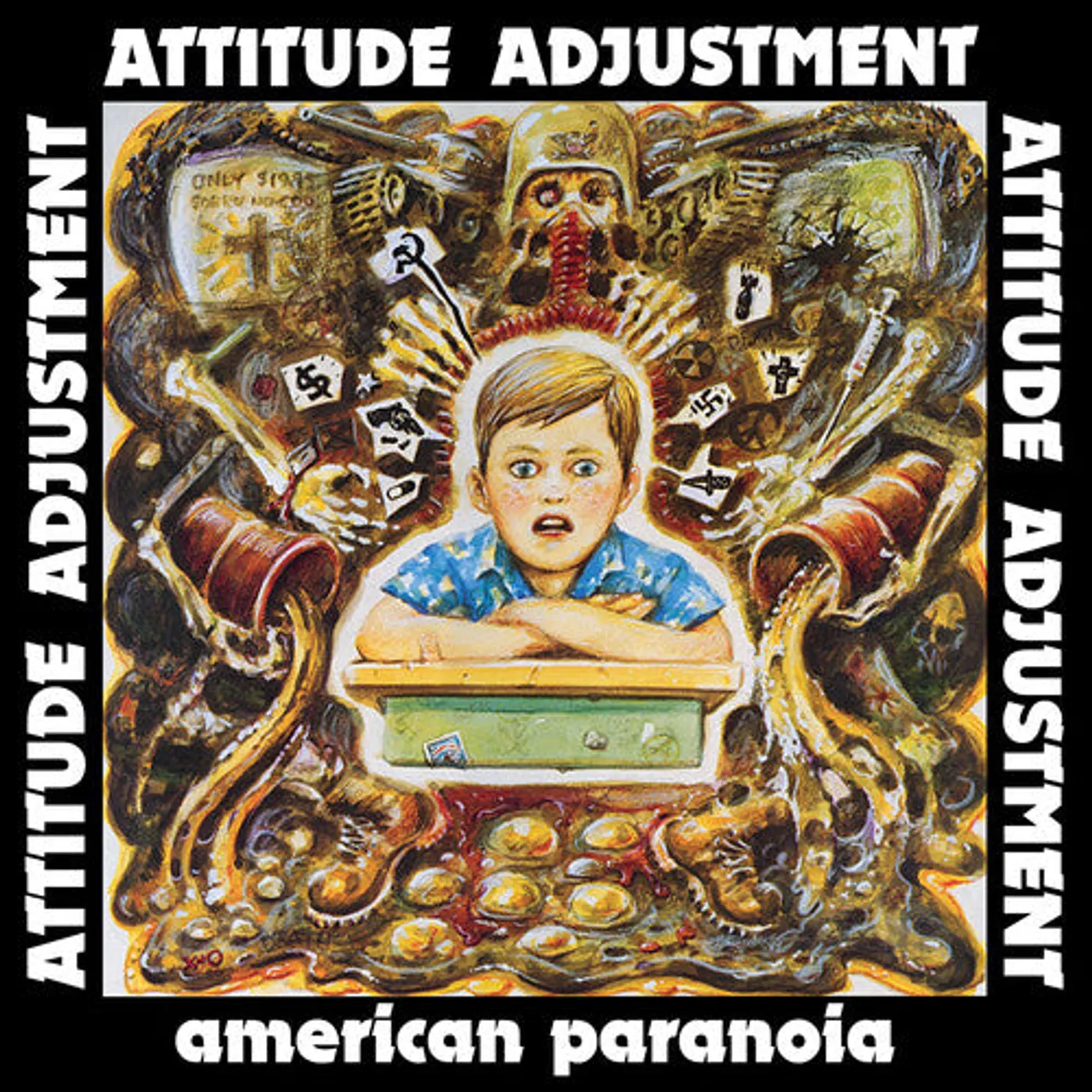 Attitude Adjustment LP Vinyl - American Paranoia - Millennium Edition