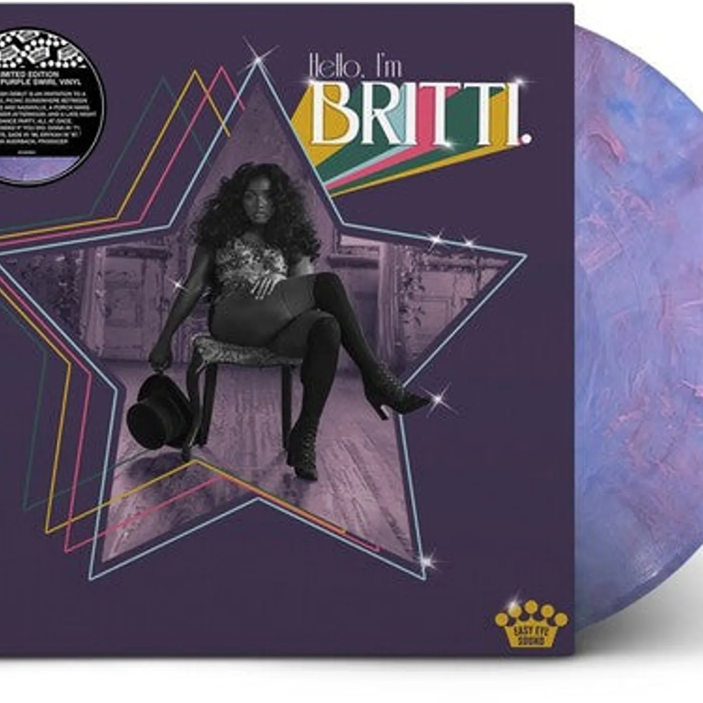 Britti LP Vinyl - Hello I'M Britti (Coloured Vinyl) (Pnk) (Purp)
