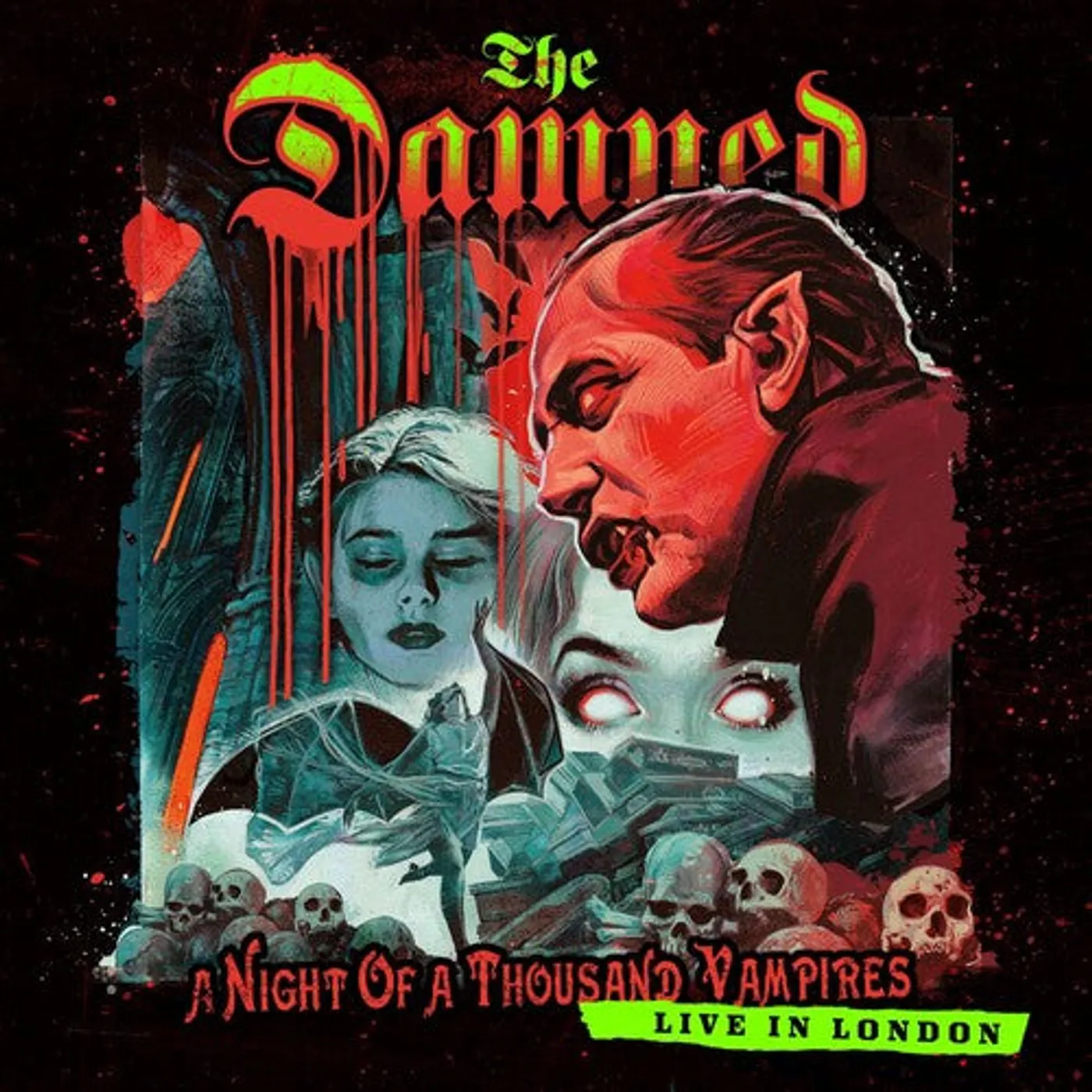 The Damned LP Vinyl - Night Of A Thousand Vampires (Cvnl) (Gate Fold) (Ltd)