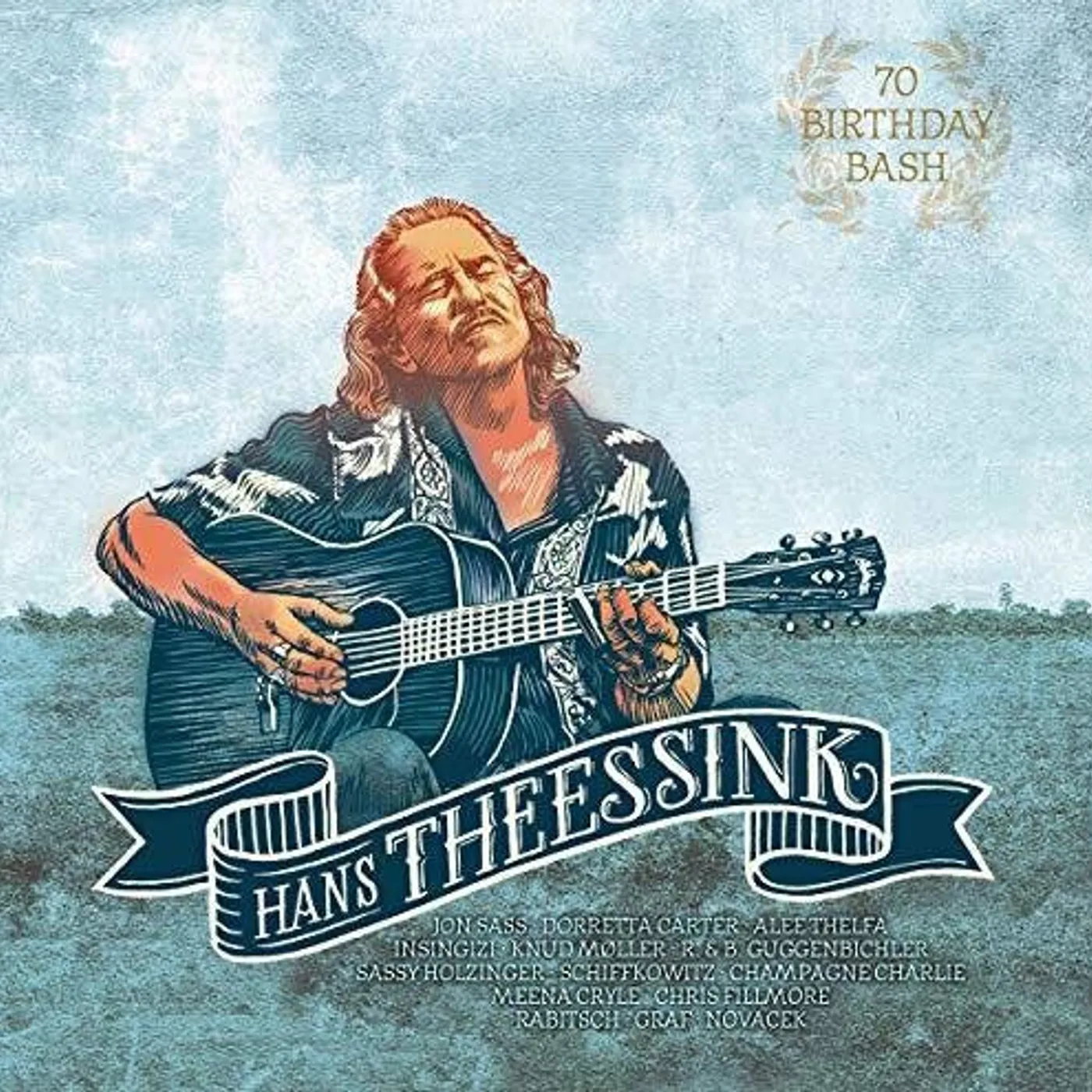 Hans Theessink LP Vinyl - 70 Birthday Bash
