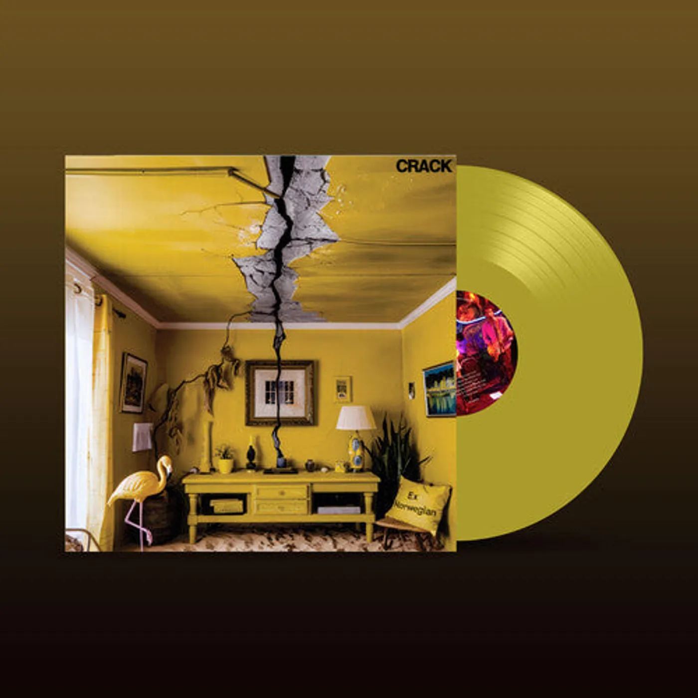 Ex Norwegian LP Vinyl - Crack - Yellow (Coloured Vinyl) (Ltd) (Ylw)