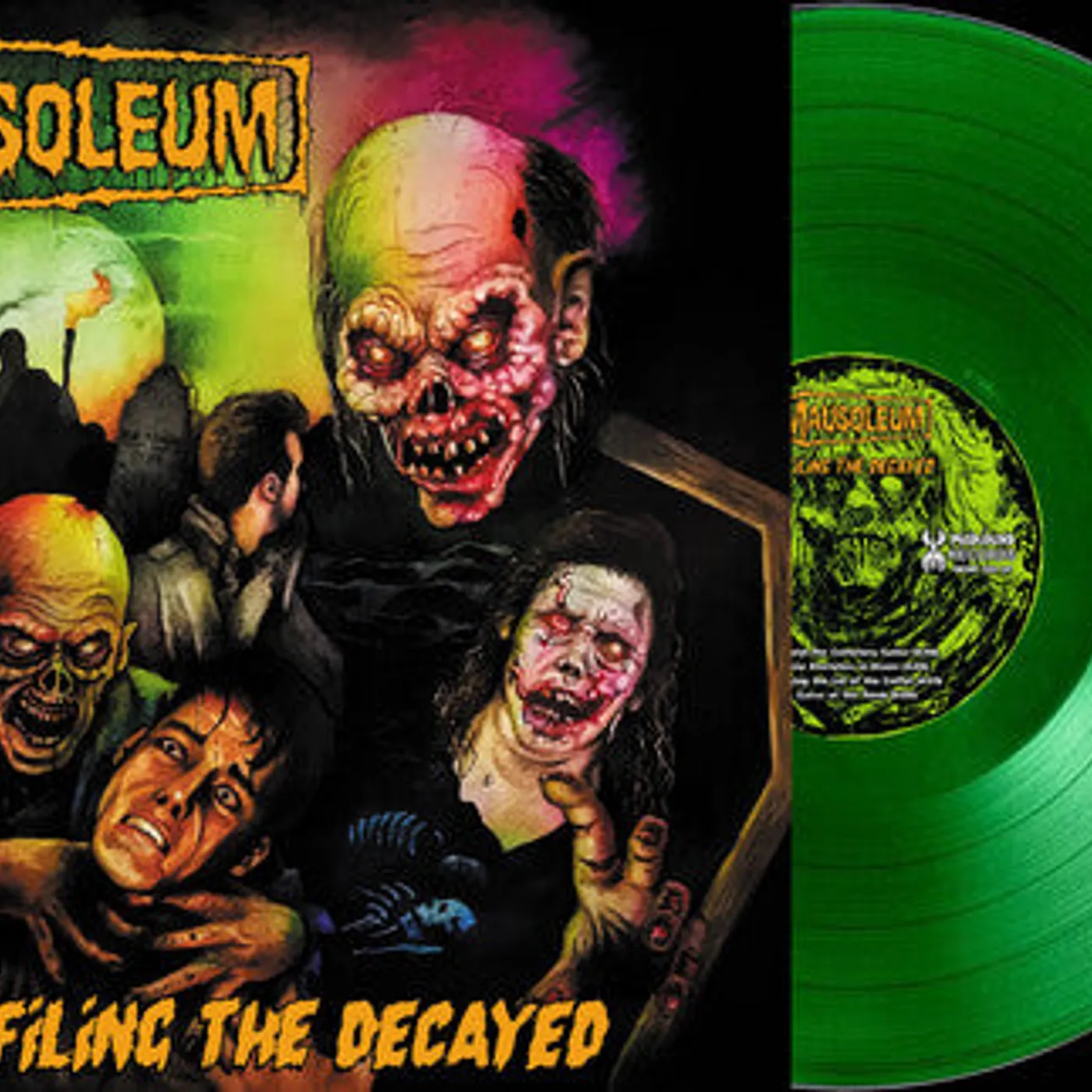 Mausoleum LP Vinyl - Defiling The Decayed (Cvnl) (Grn) (Ltd)