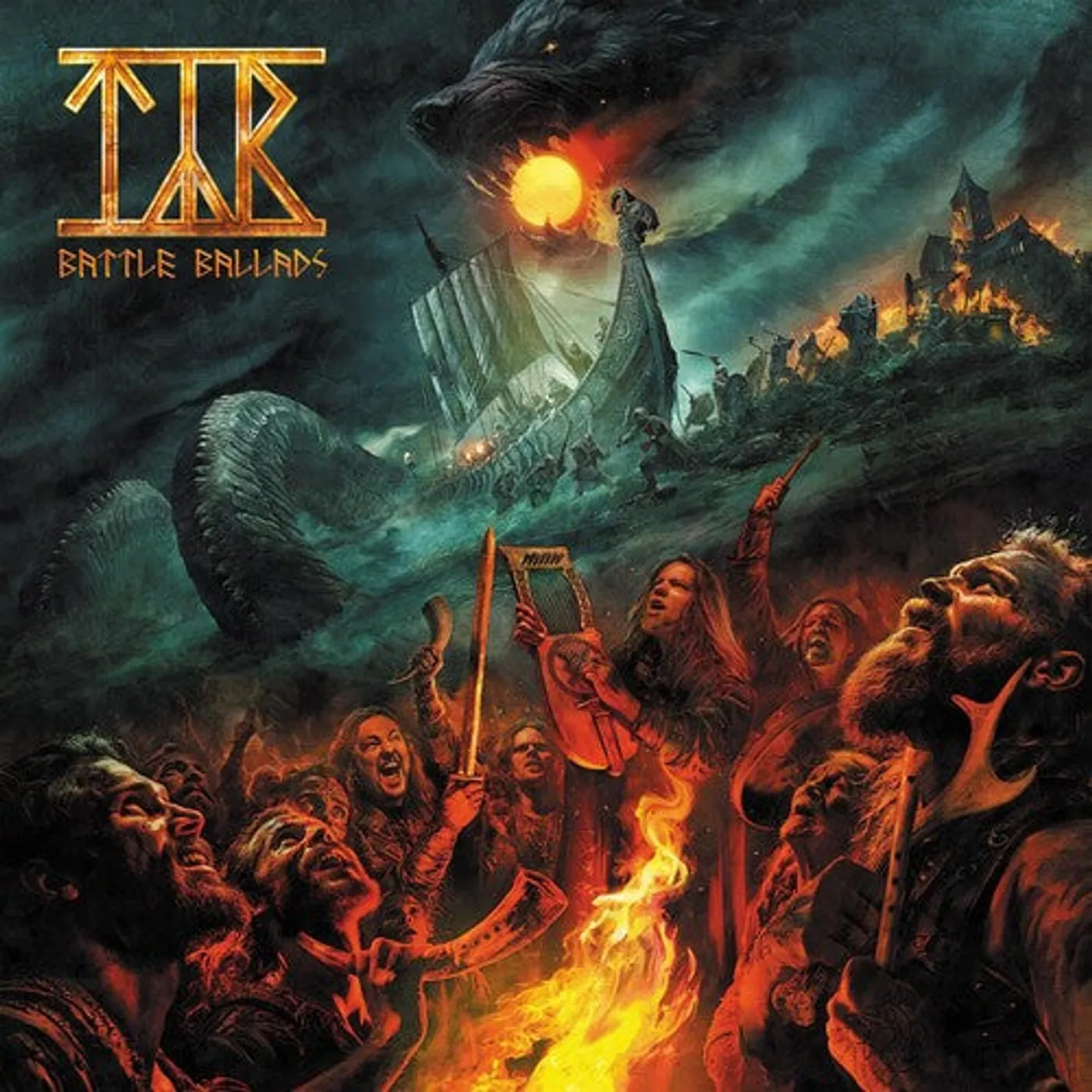 Týr LP Vinyl - Battle Ballads (Blue) (Coloured Vinyl) (Smok)