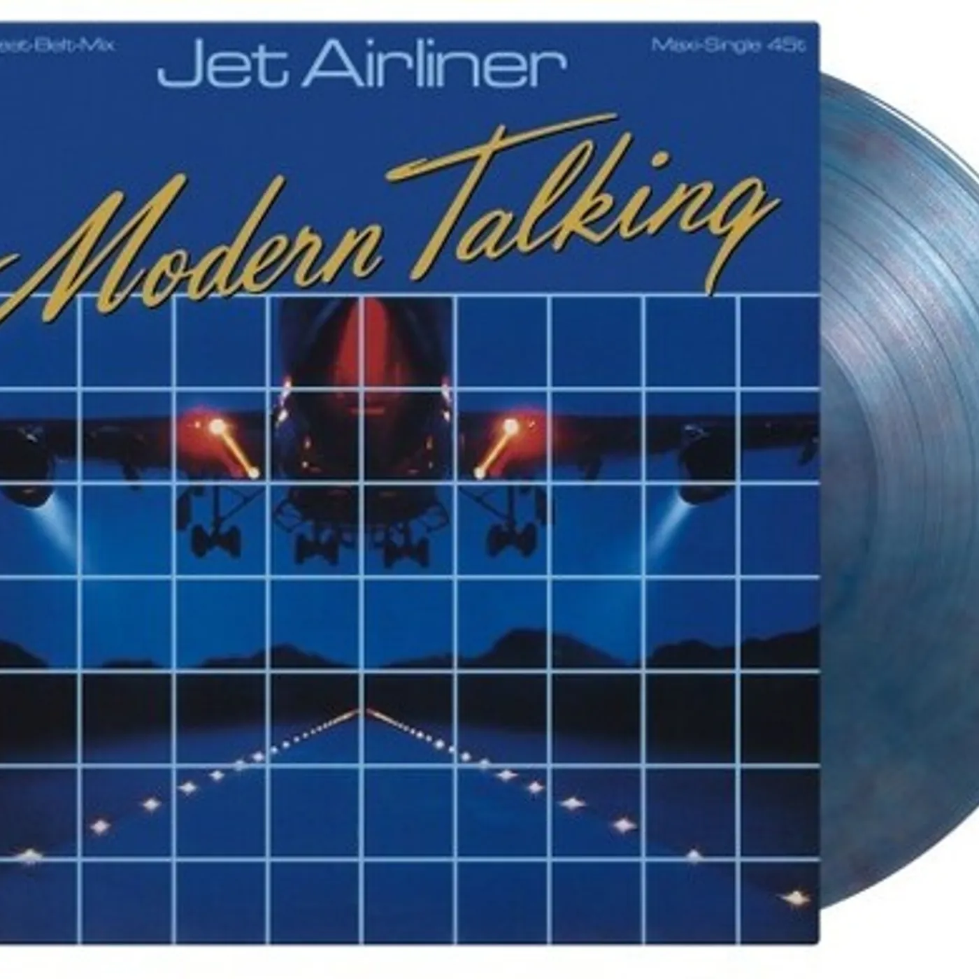 Modern Talking LP Vinyl - Jet Airliner (Blue) (Coloured Vinyl) (Ltd) (Ogv) (Red) (Hol)