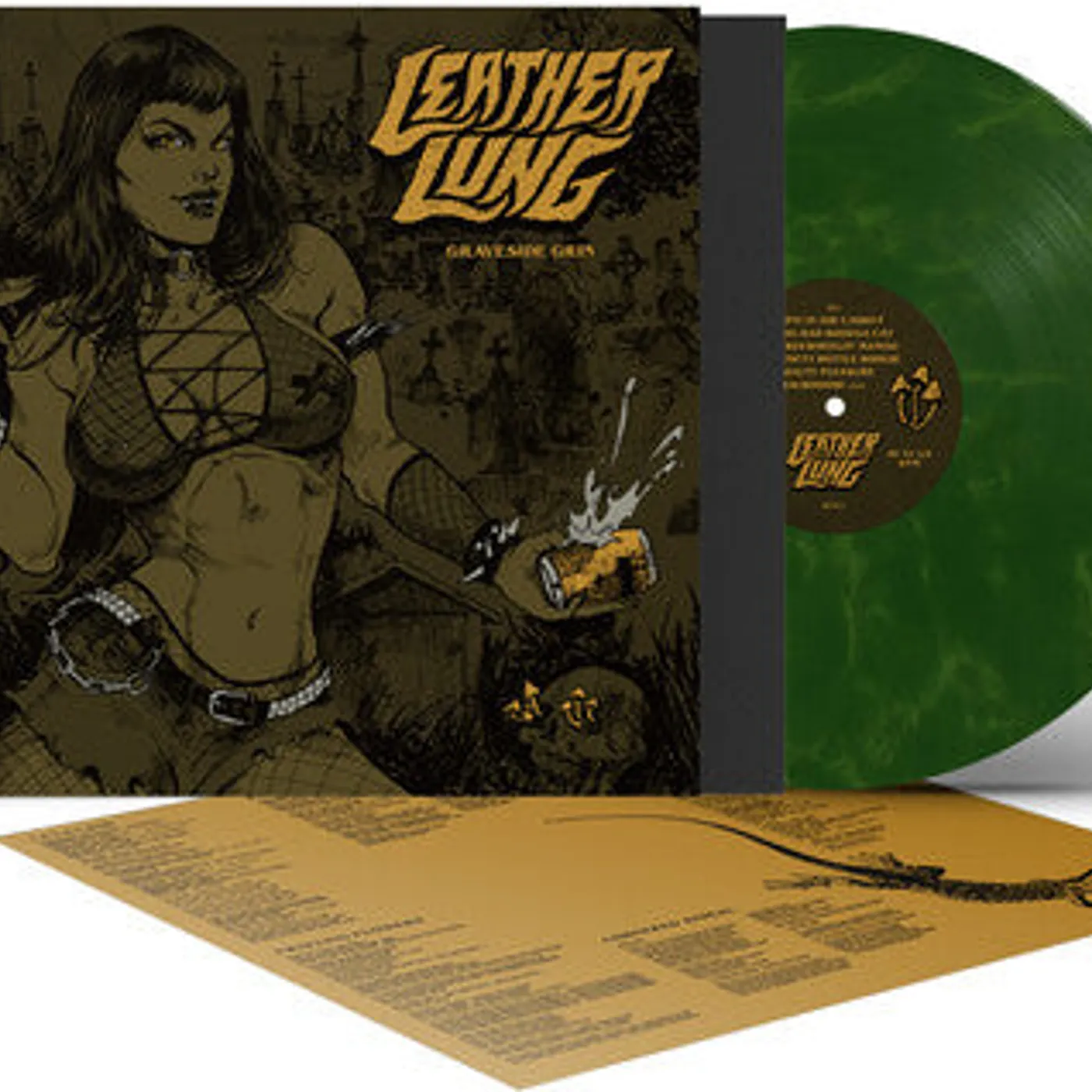 Leather Lung LP Vinyl - Graveside Grin (Coloured Vinyl) (Grn) (Ofgv)