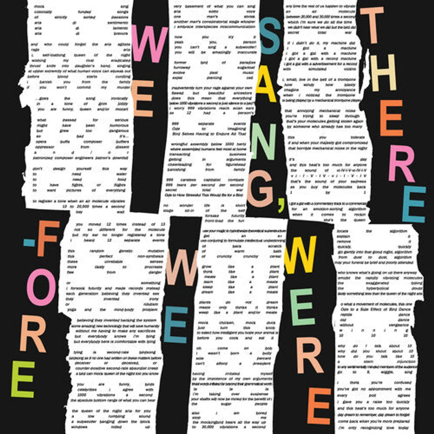 Greg Saunier LP Vinyl - We Sang Therefore We Were (Coloured Vinyl)