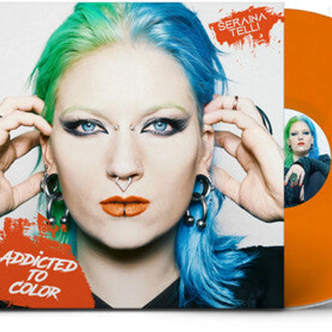 Seraina Telli LP Vinyl - Addicted To Color - Orange (Coloured Vinyl) (Ltd) (Org)