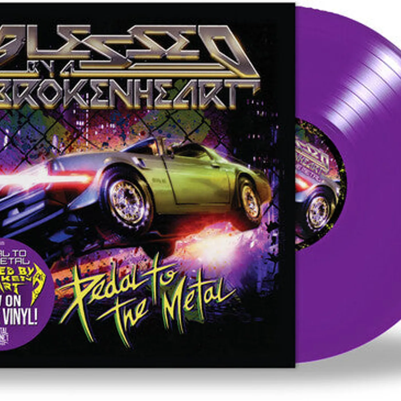 Blessed By A Broken Heart LP Vinyl - Pedal To The Metal (Coloured Vinyl)