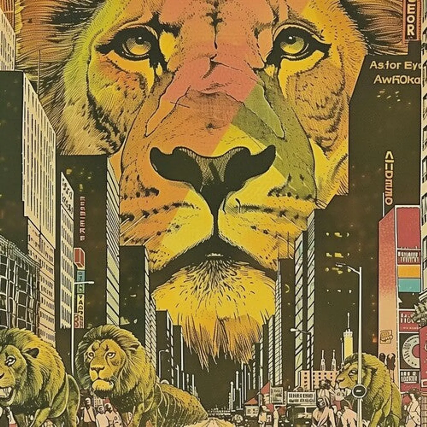 Lions In The Street LP Vinyl - Moving Along (Uk)
