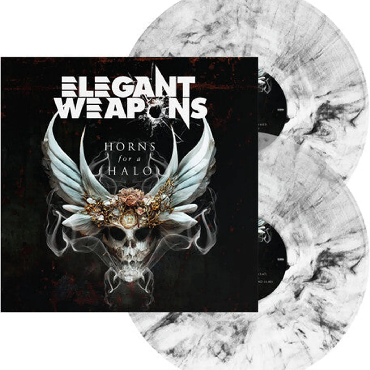 Elegant Weapons LP Vinyl - Horns For A Halo - Black Marble (Coloured Vinyl) (Gate Fold)