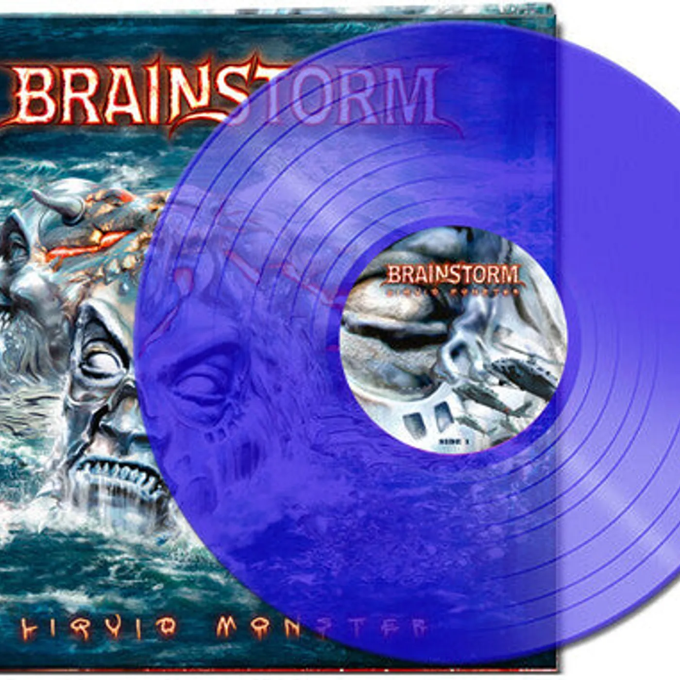 Brainstorm LP Vinyl - Liquid Monster - Clear Blue (Blue) (Coloured Vinyl) (Cvnl)